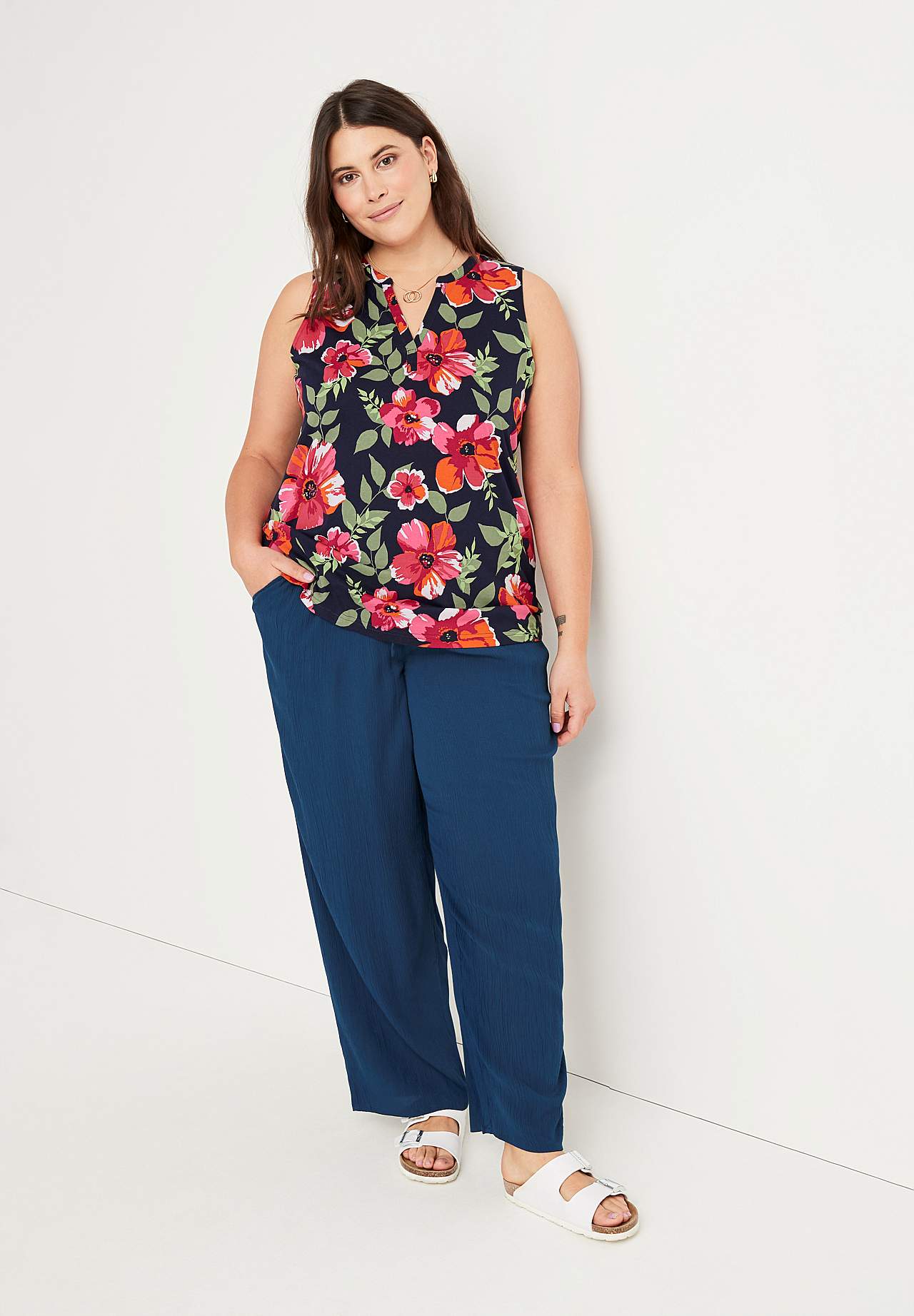 Crepe trousers Mia