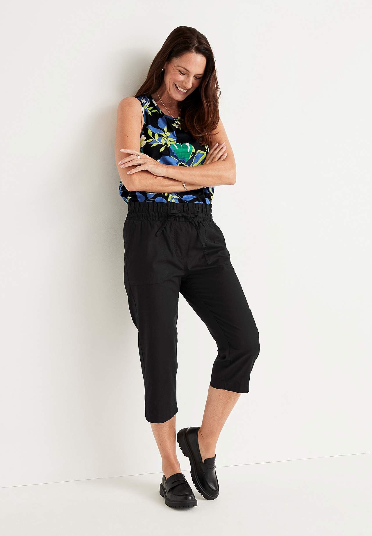 Sleeveless jersey top Maria