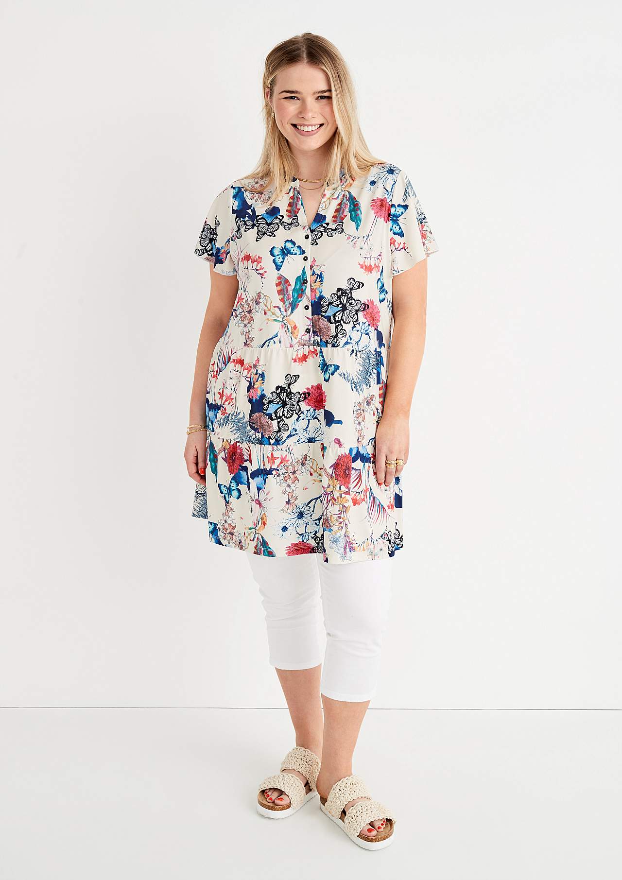 Patterned tunic
