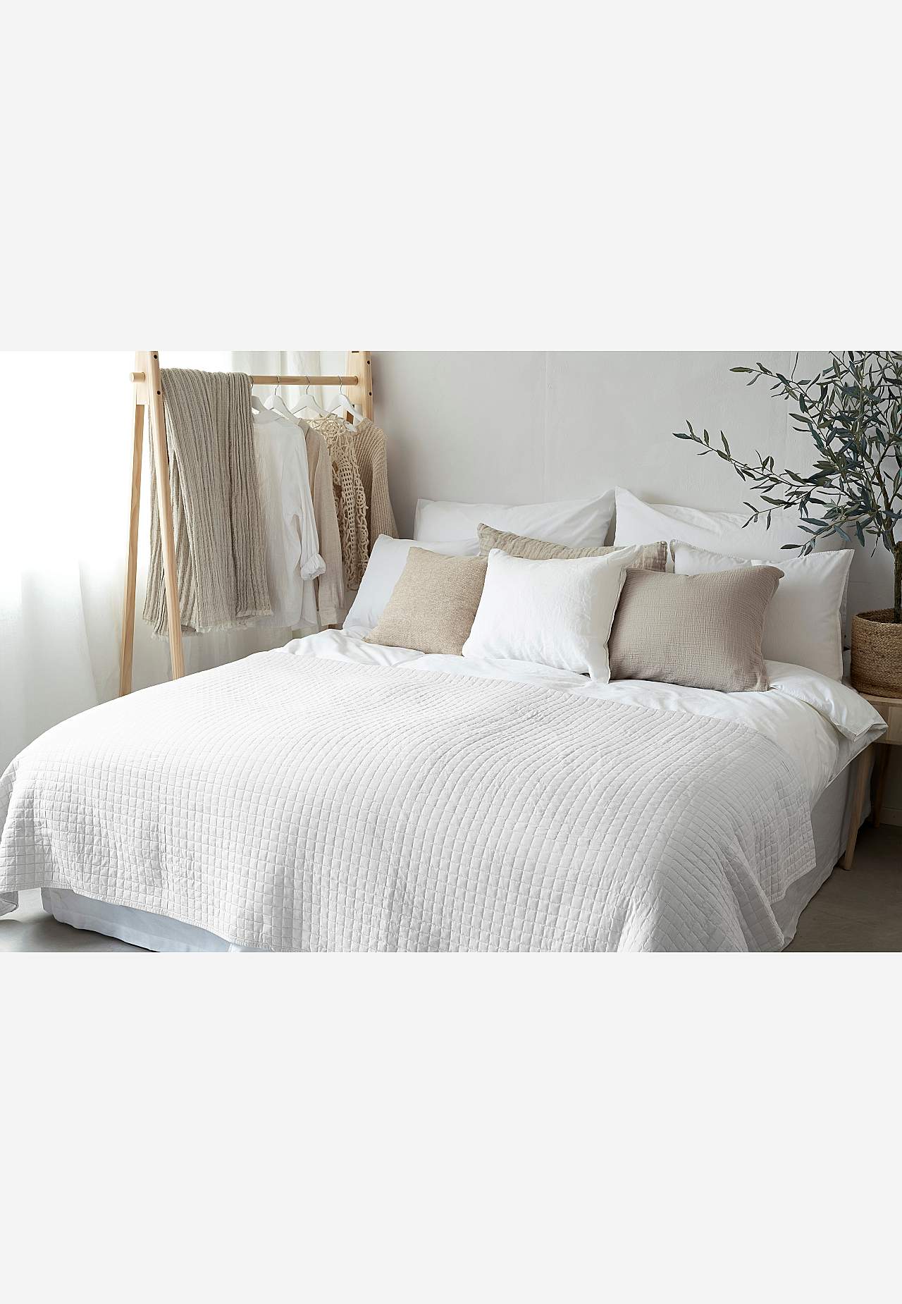 Bedspread 150x250 cm Square