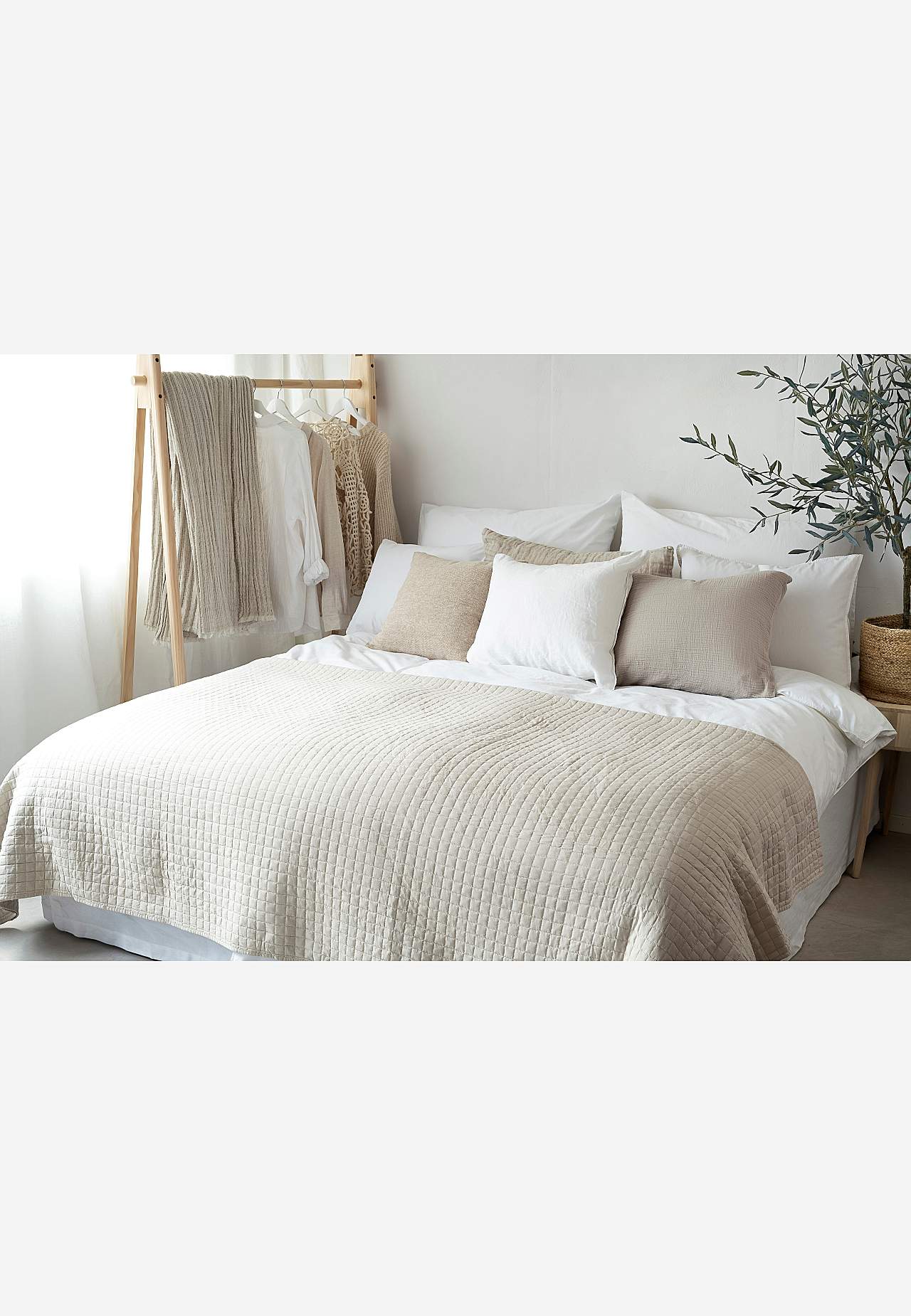 Bedspread 150x250 cm Square
