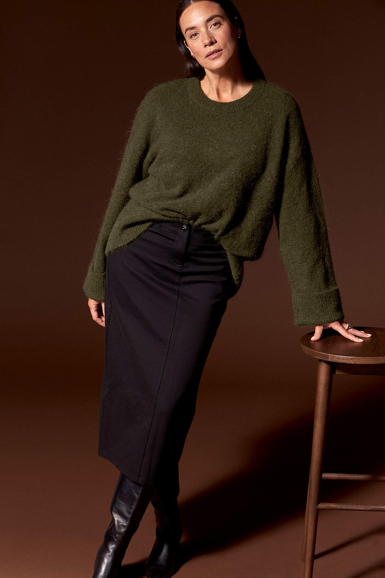 Sweater Premium in mohair- and wool blend