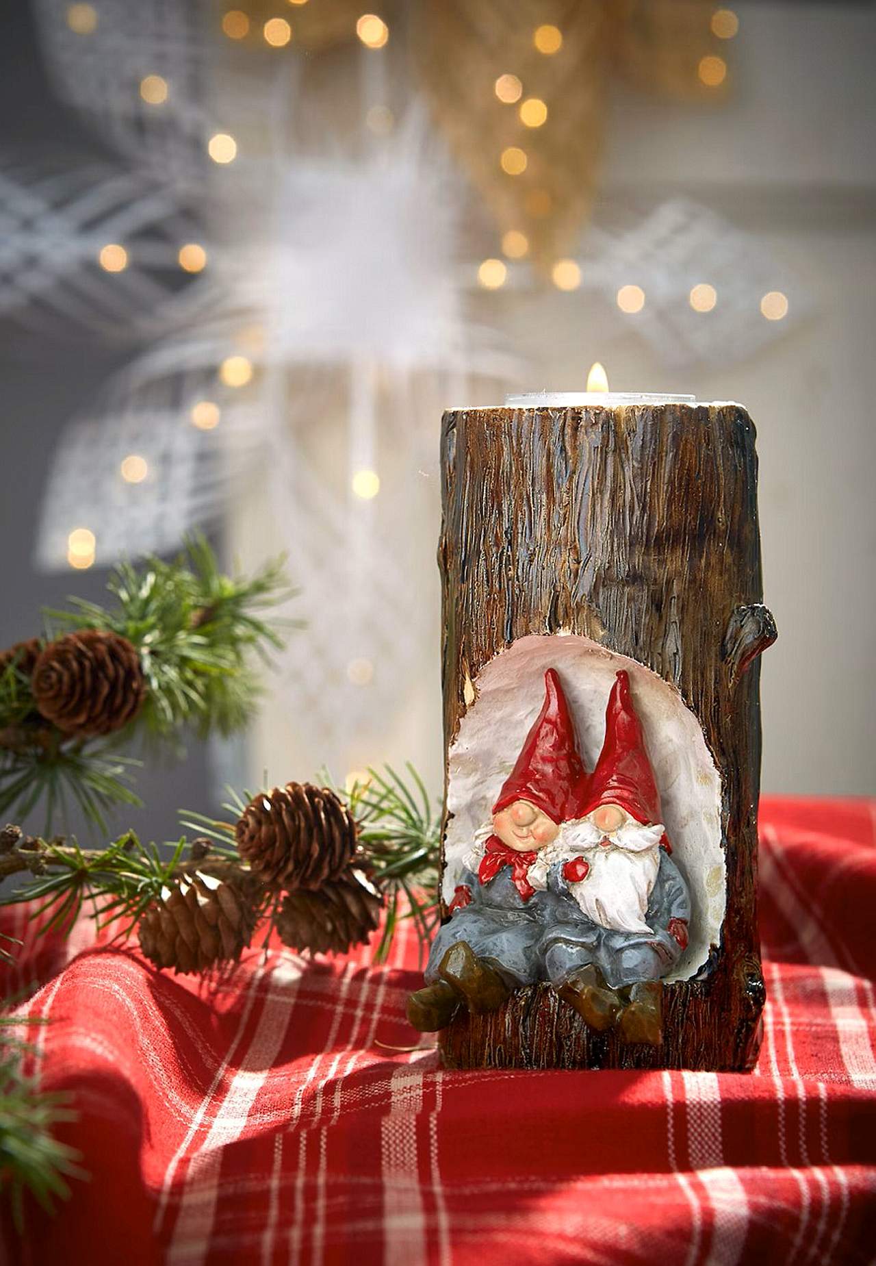 Table cloth X-mas check