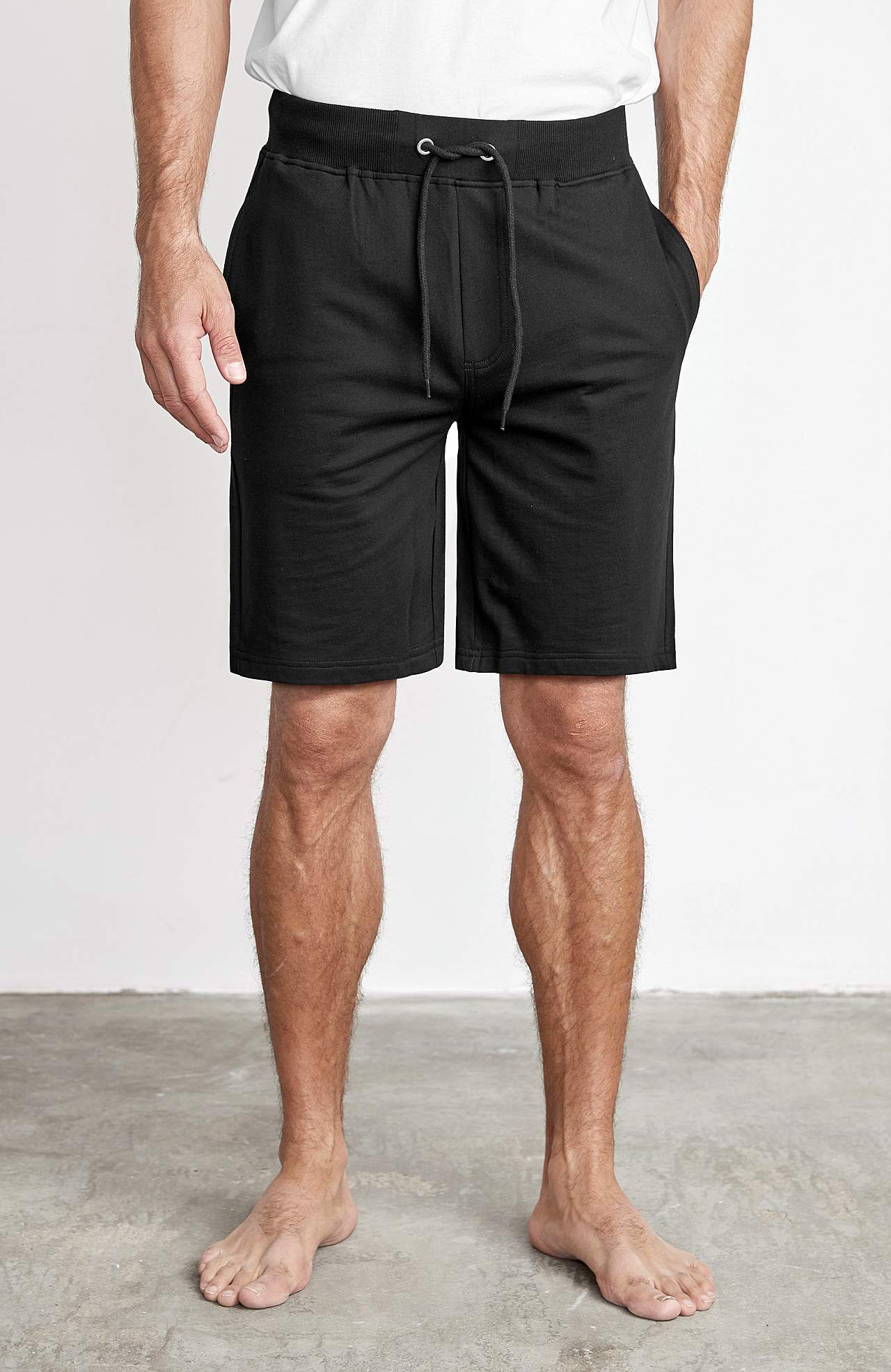 Sweatshirt-shorts med uformel pasform billede