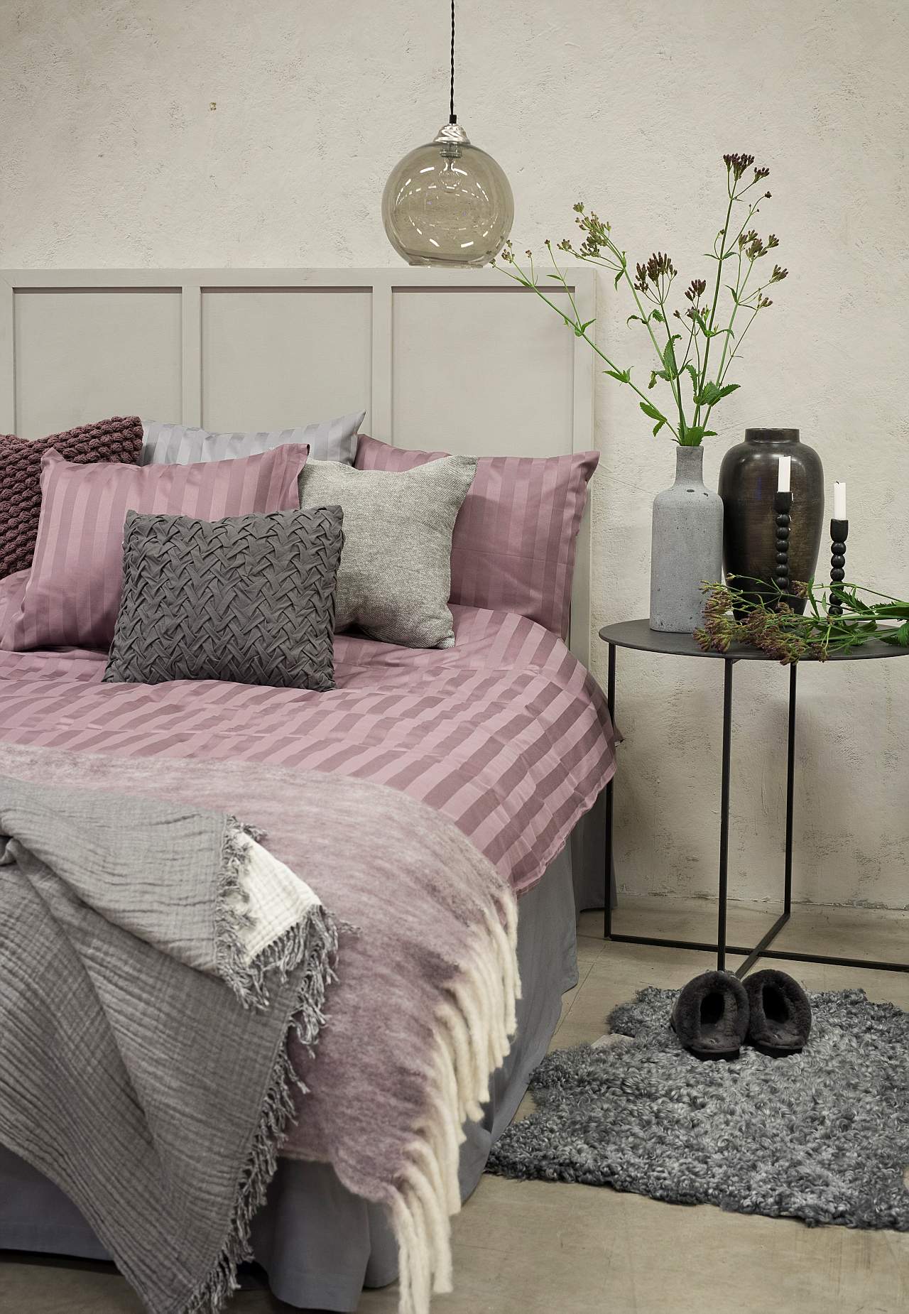 Duvet cover set in satin 150x210 cm Sandy