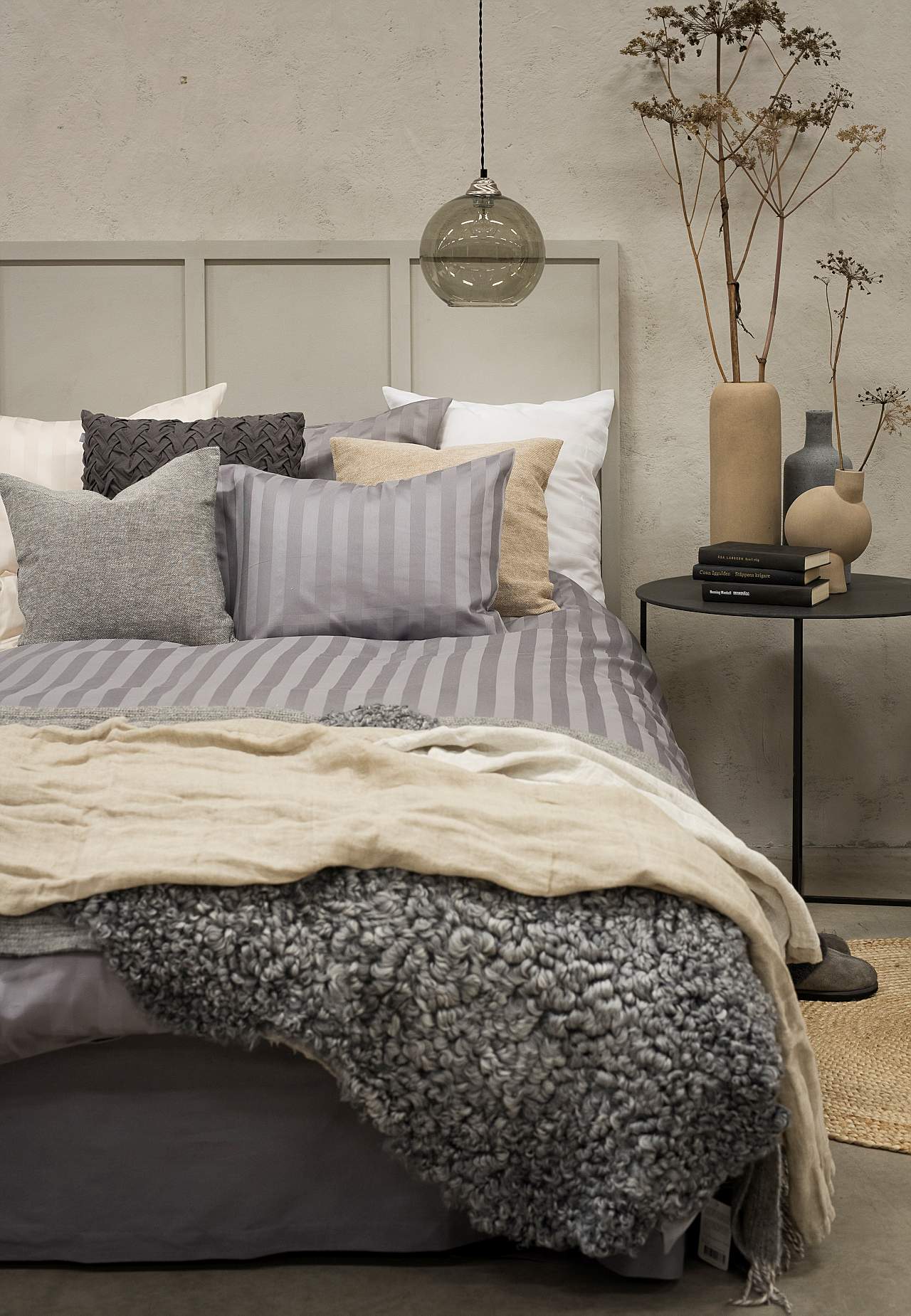 Duvet cover set in satin 150x210 cm Sandy