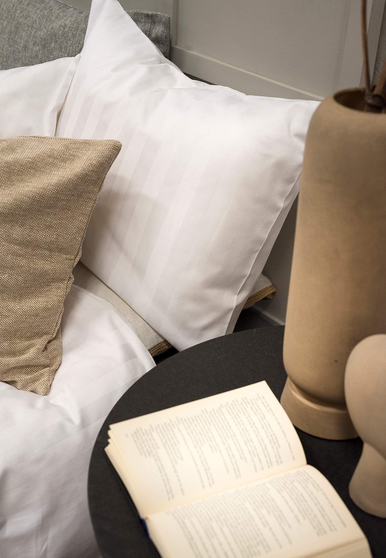 Duvet cover set in satin 220x210 cm Sandy