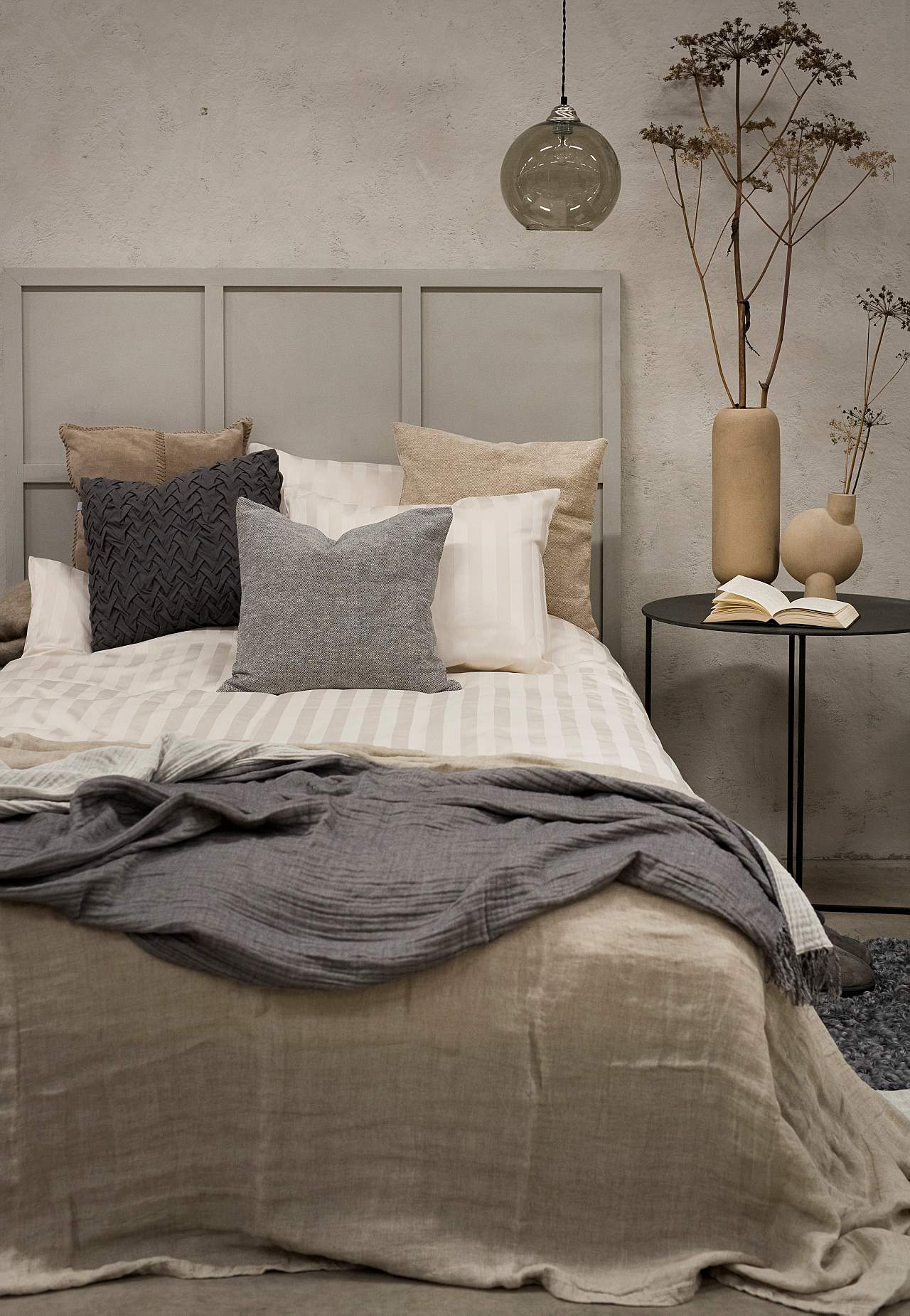 Duvet cover set in satin 220x210 cm Sandy