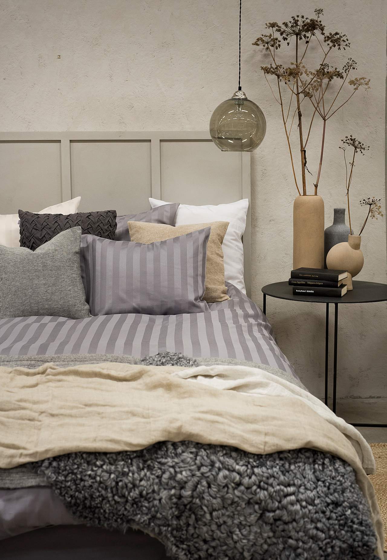 Duvet cover set in satin 220x210 cm Sandy