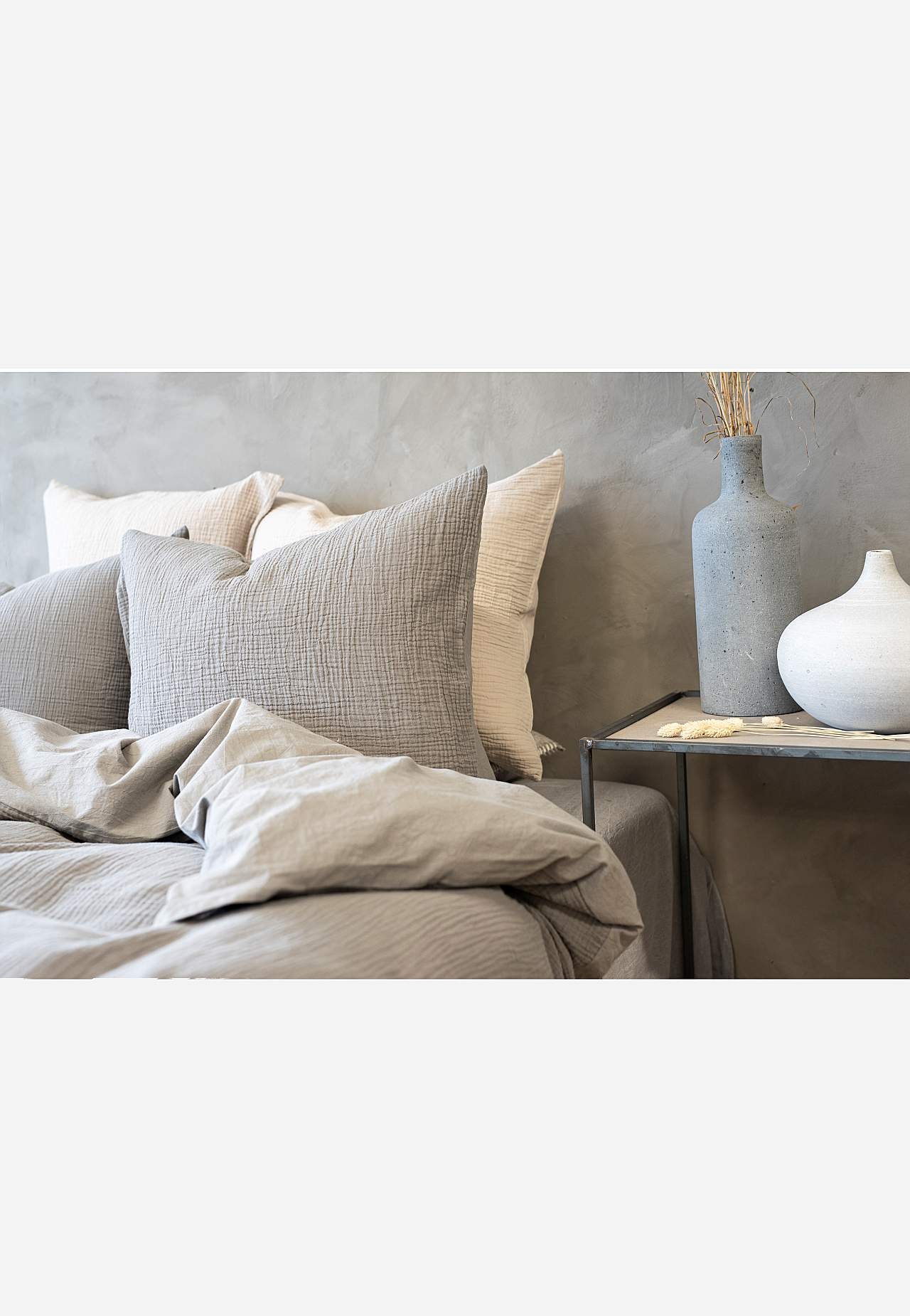 Crinkled duvet cover set 150x210 cm Rolling