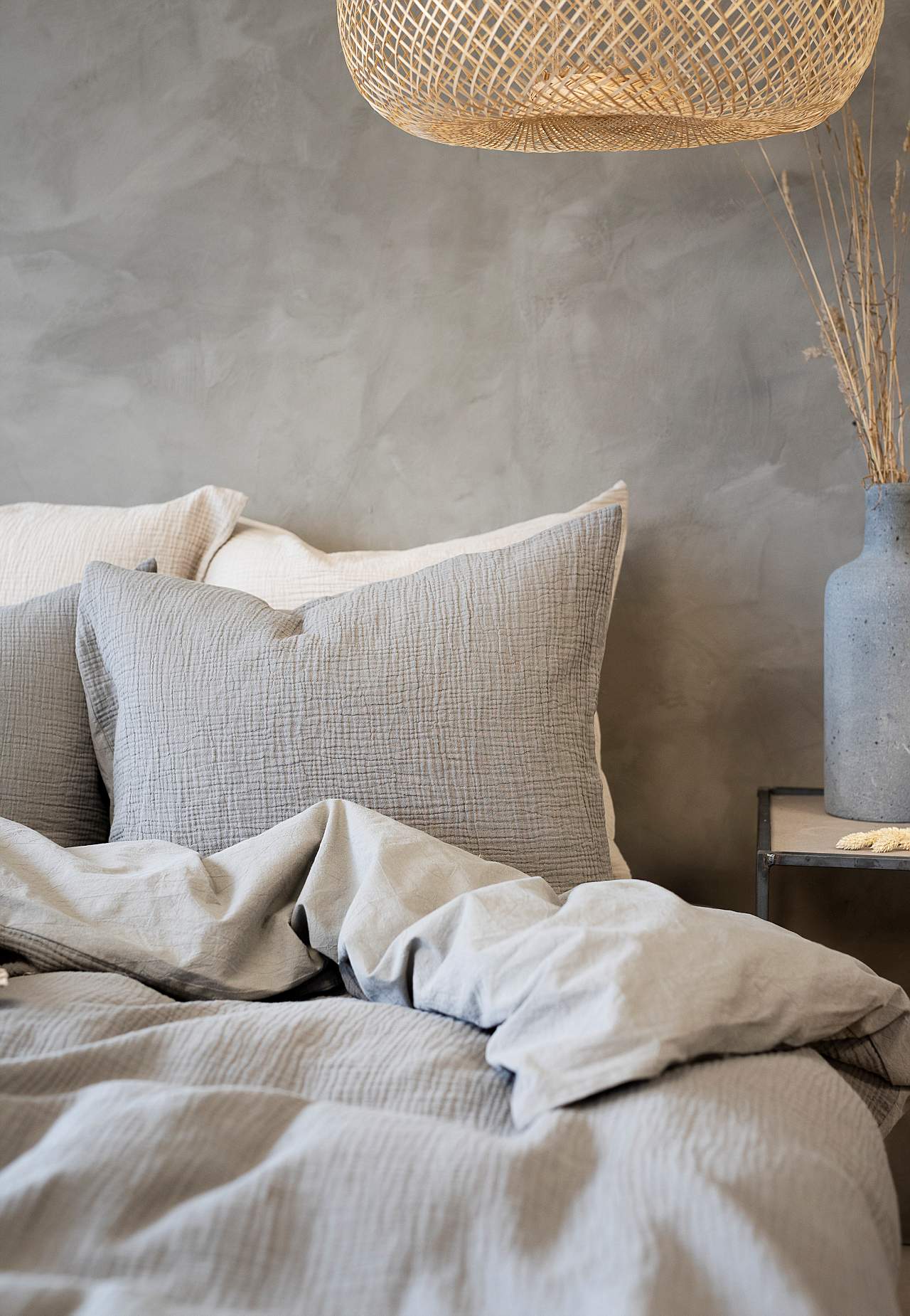 Crinkled duvet cover set 150x210 cm Rolling