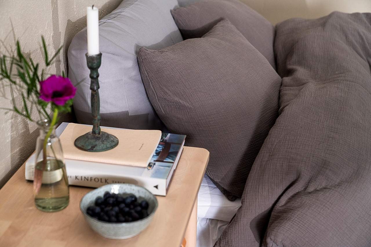 Crinkled duvet cover set 150x210 cm Rolling