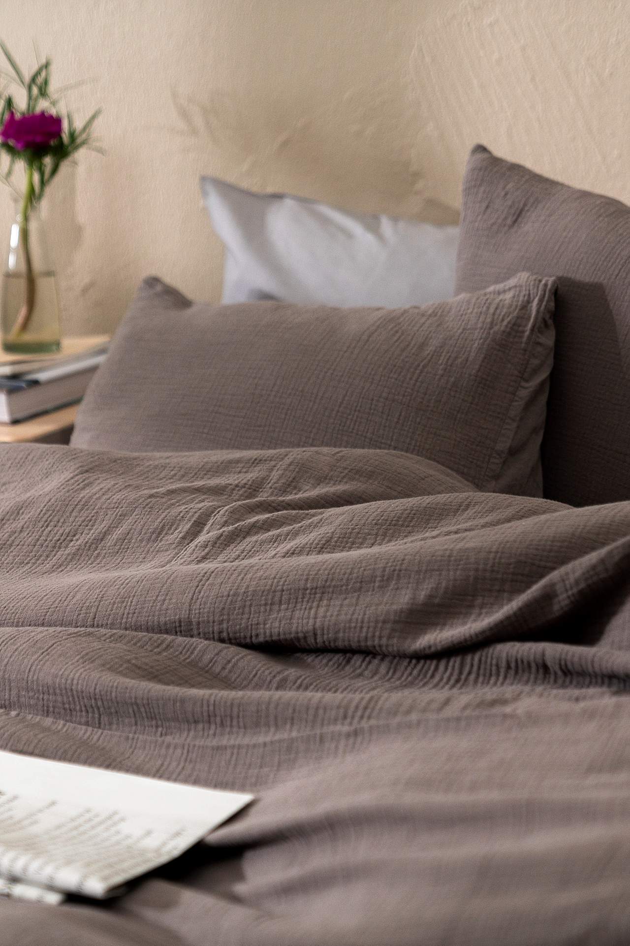 Crinkled duvet cover set 150x210 cm Rolling