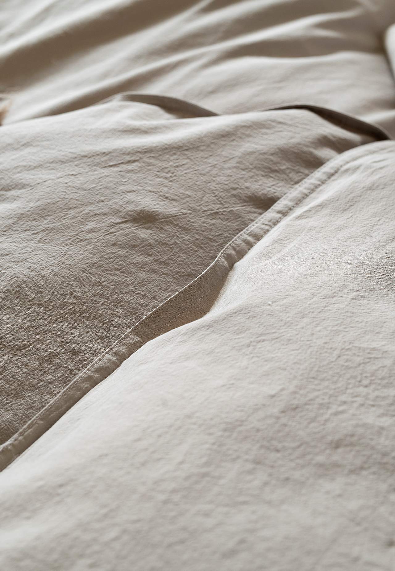 Duvet cover set in cotton percale 220x210 cm