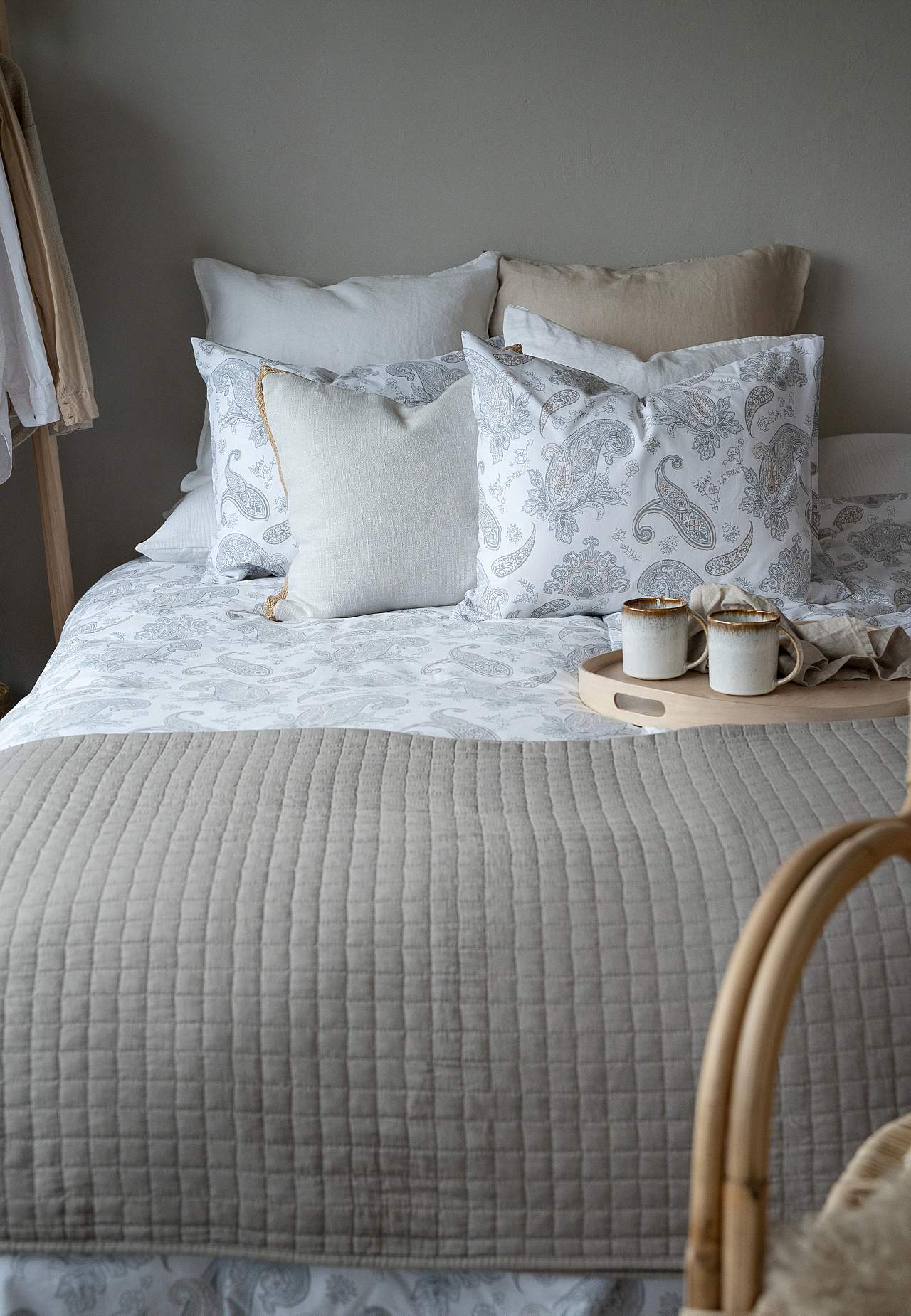 Duvet cover set with a paisley pattern 150x210 cm Tilly