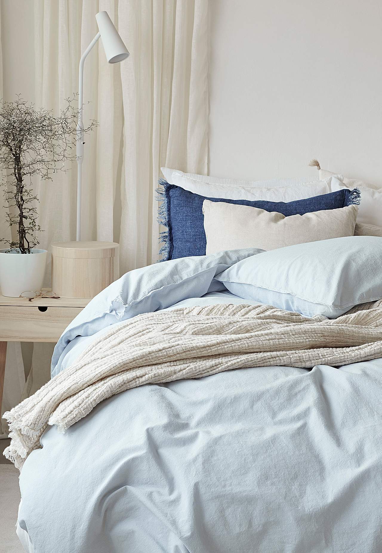 Yarn-dyed duvet cover set Humble