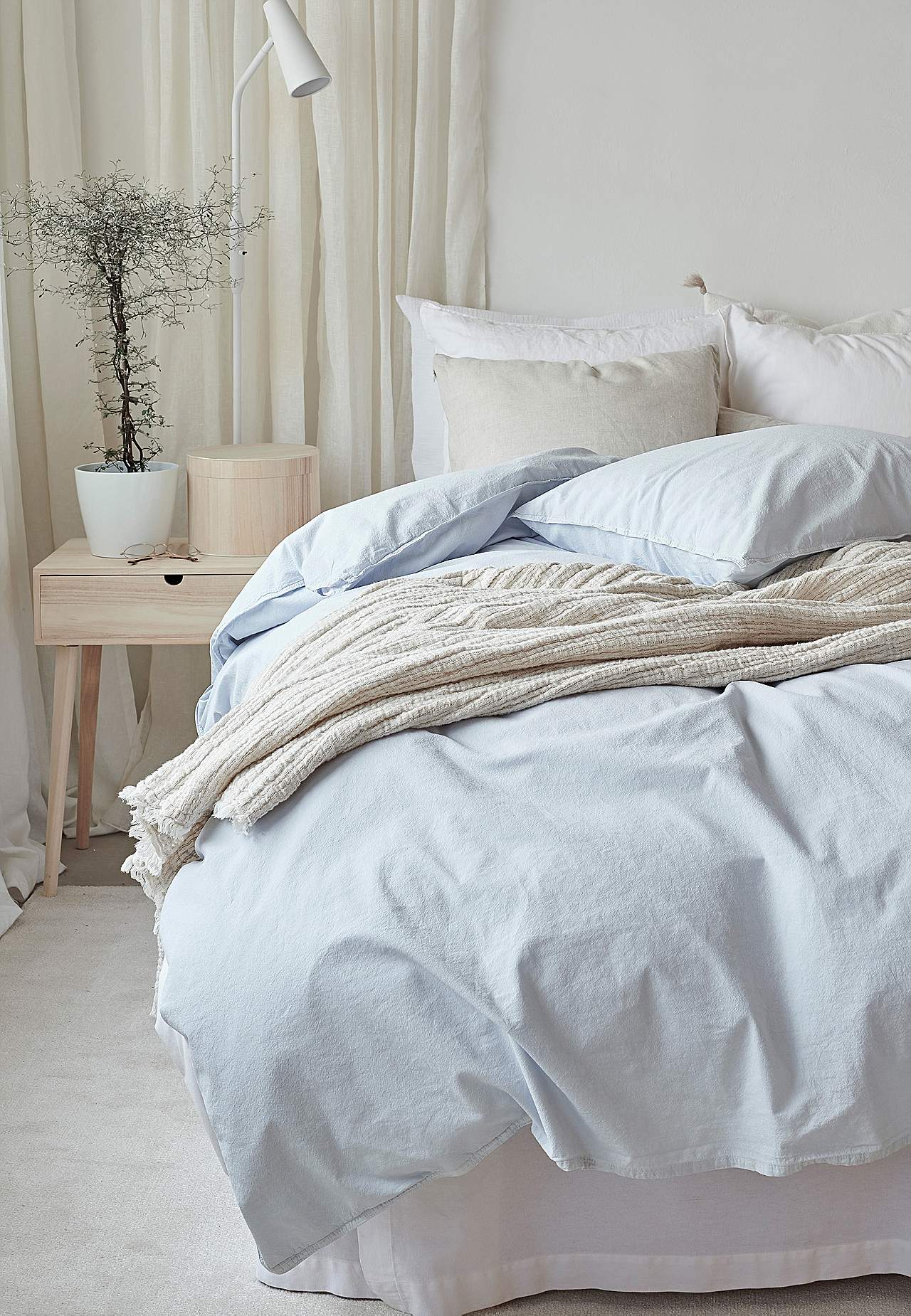 Yarn-dyed duvet cover set Humble