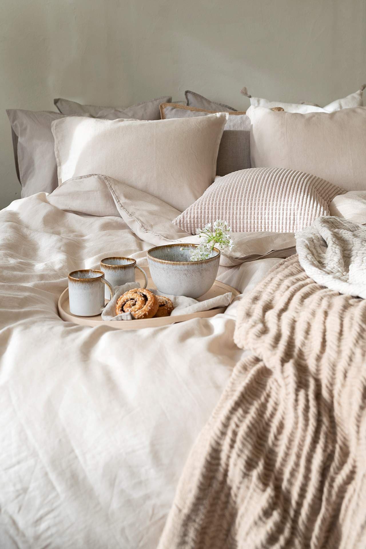 Duvet cover set in linen 150x210 cm Silence