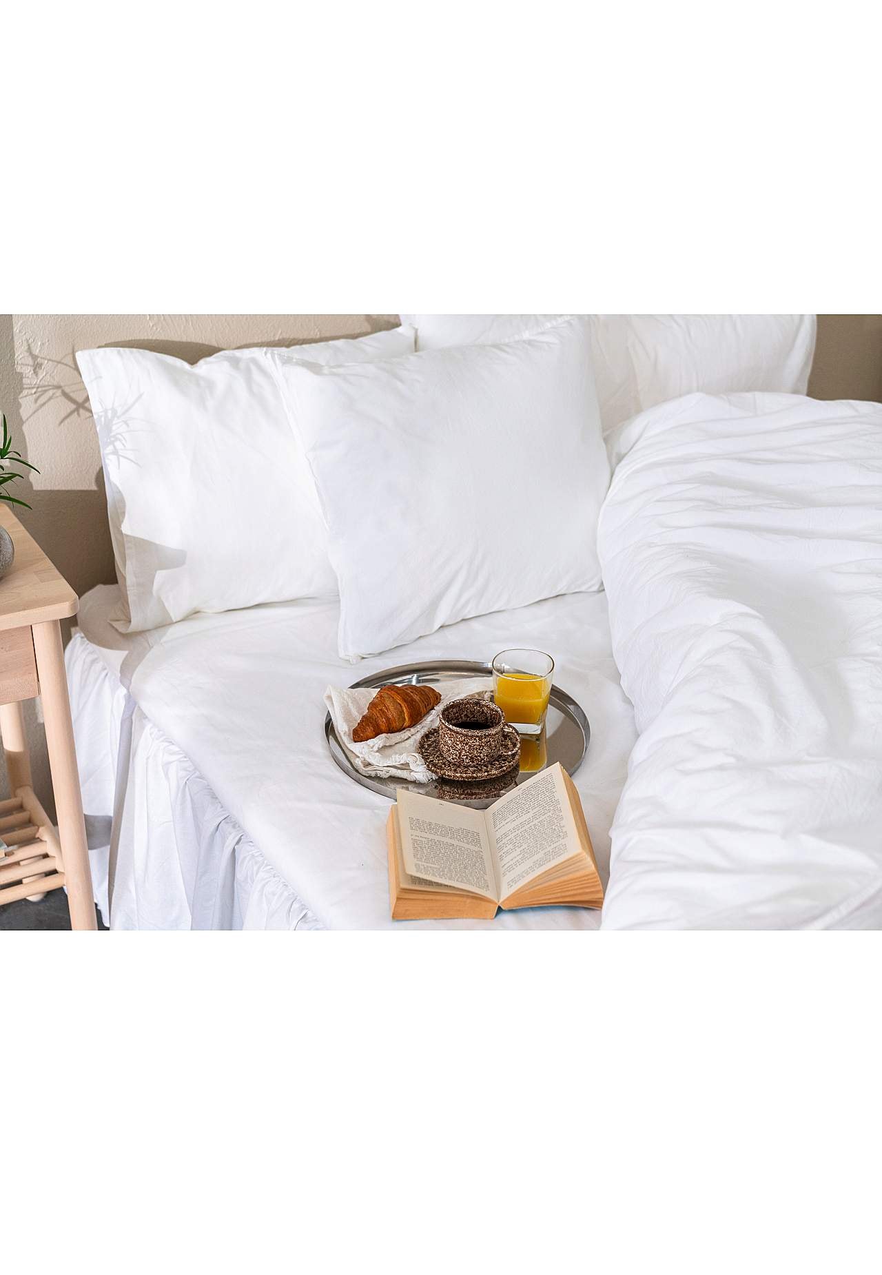 Fitted sheet in organic cotton