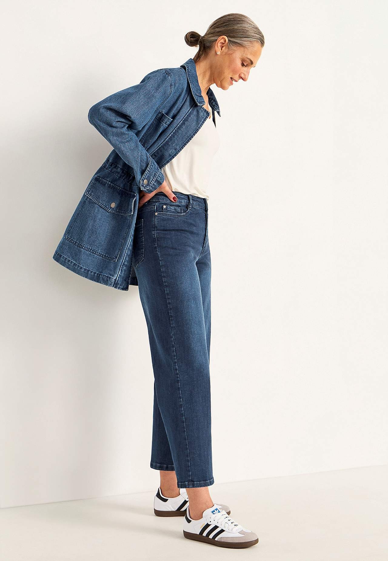 Stretchy ankle jeans