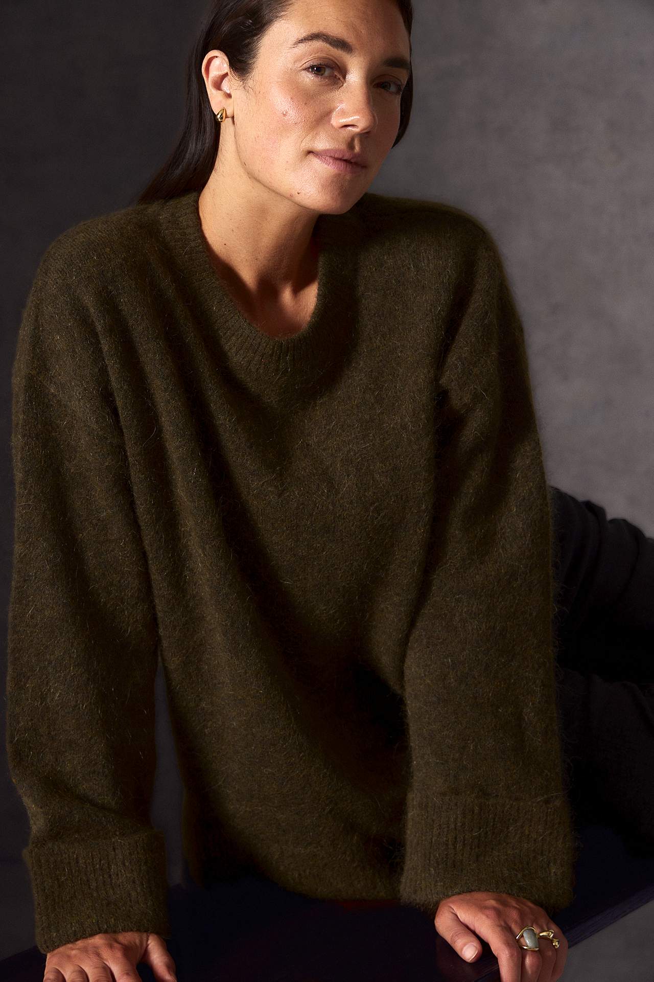 Sweater Premium in mohair- and wool blend