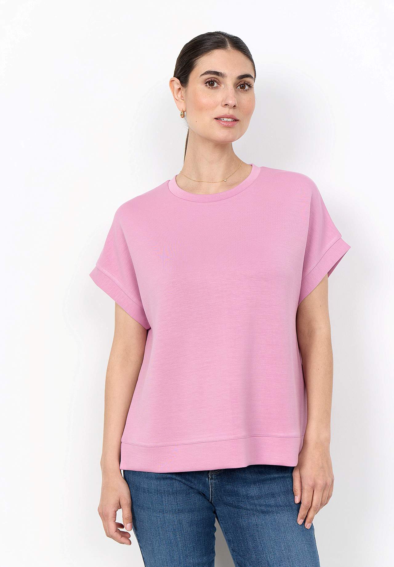 Supermjuk t-shirt i modalblandning