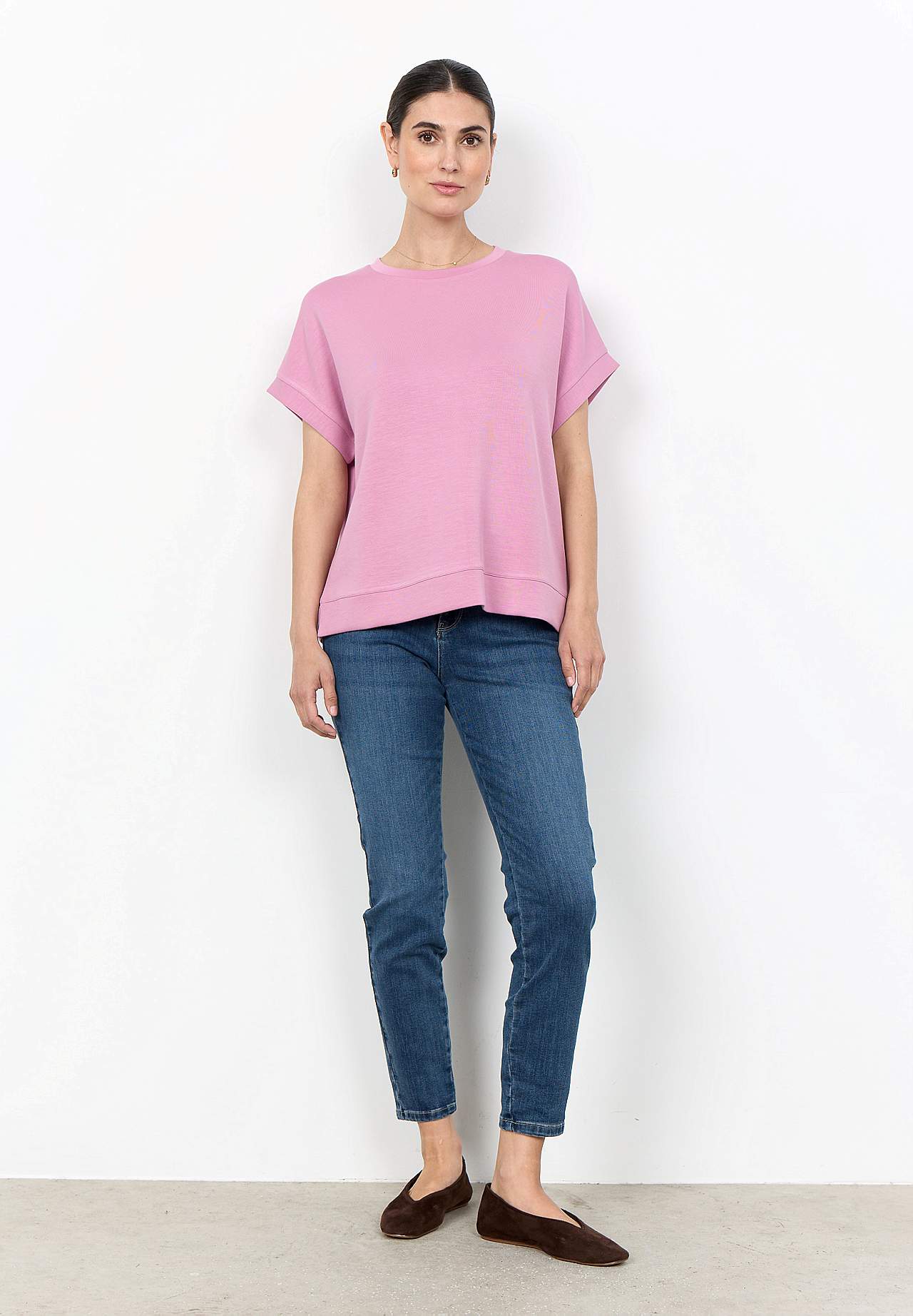 Supermjuk t-shirt i modalblandning