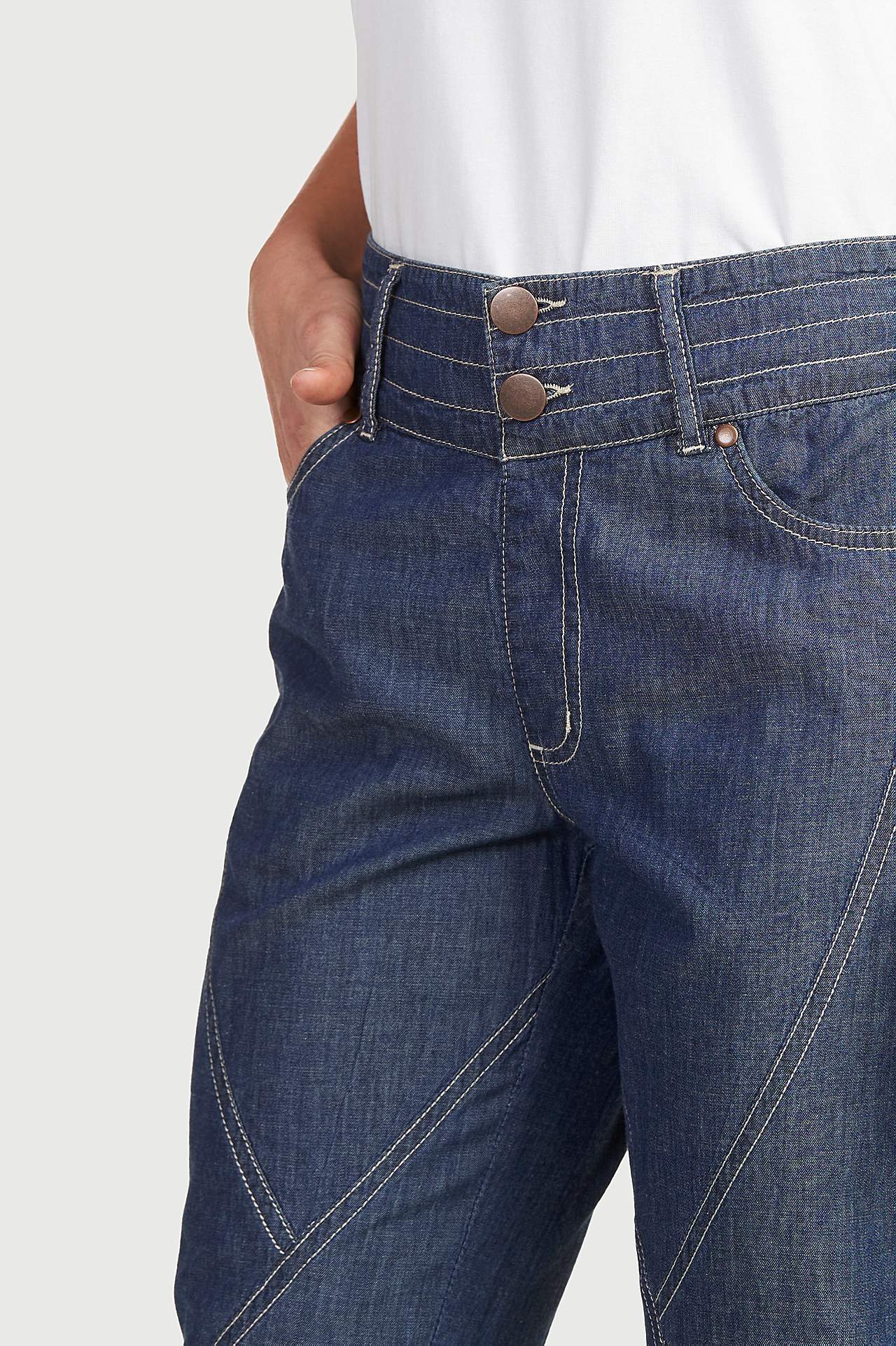 Woven capri trousers Janelle