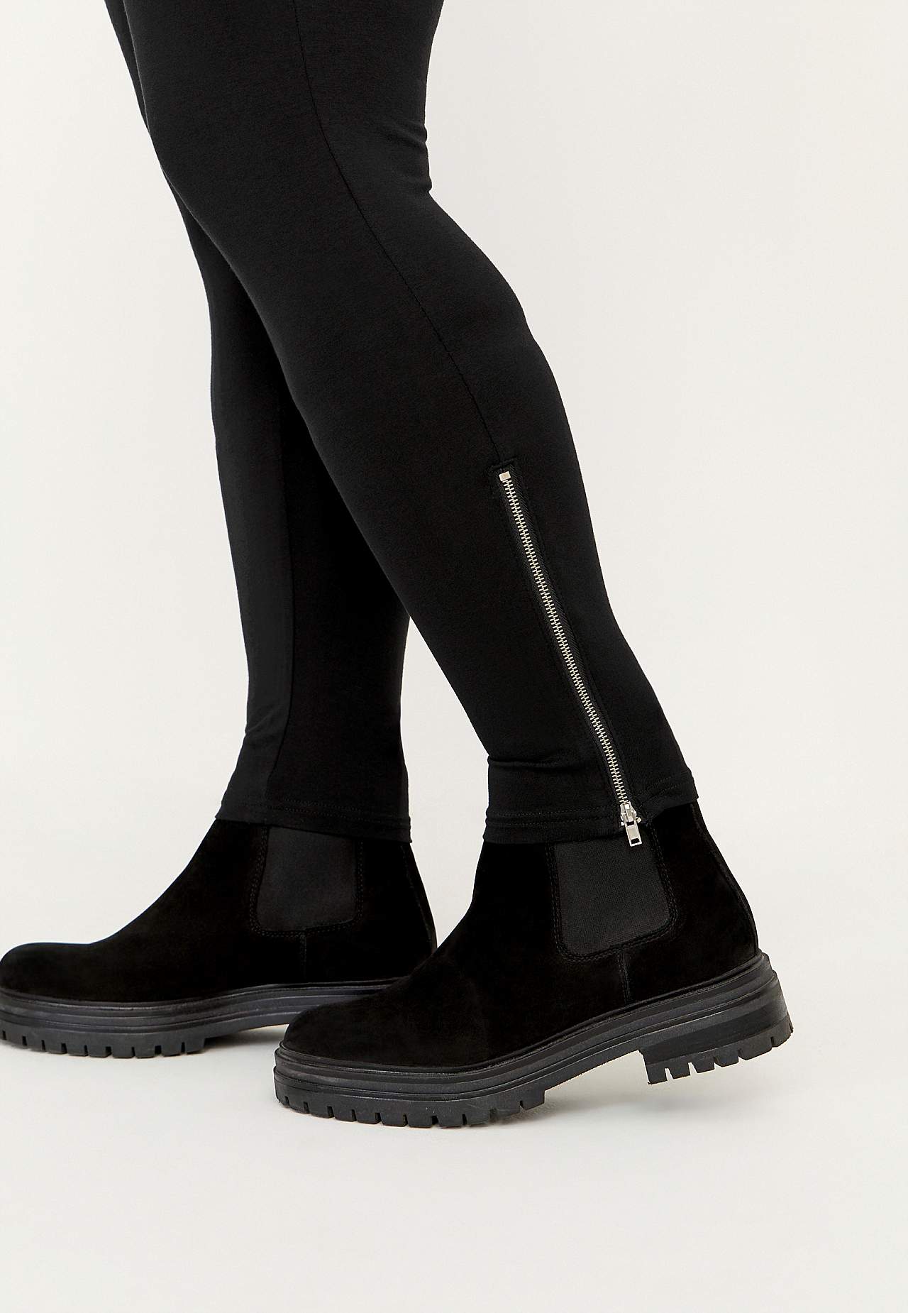 Leggings with zips