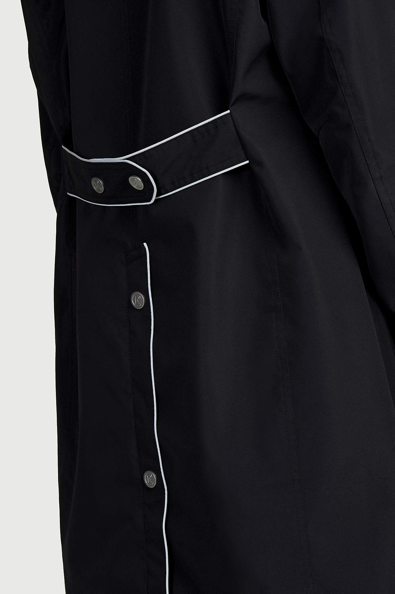 Long jacket with reflective details Benita