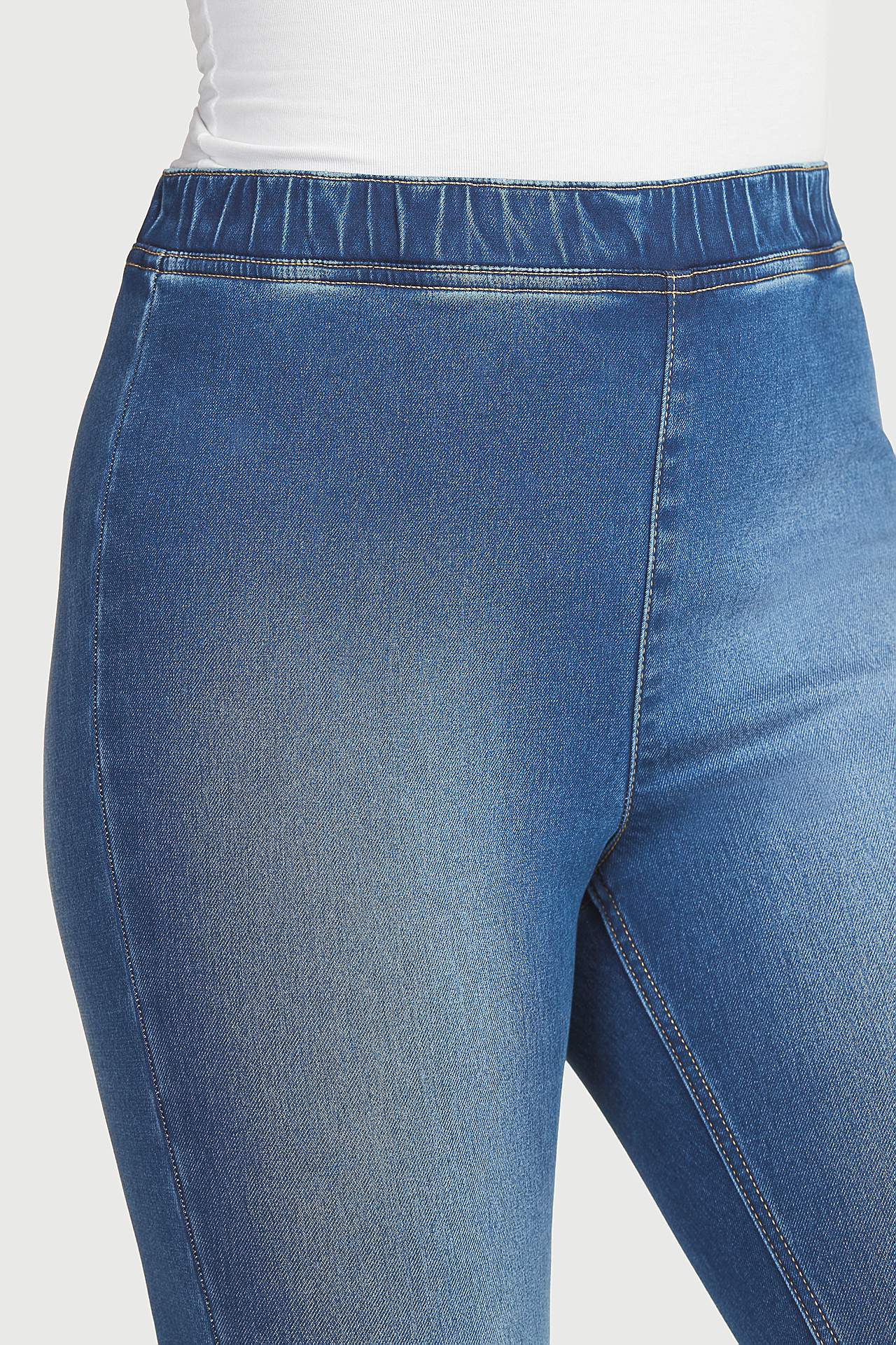 Denim leggings
