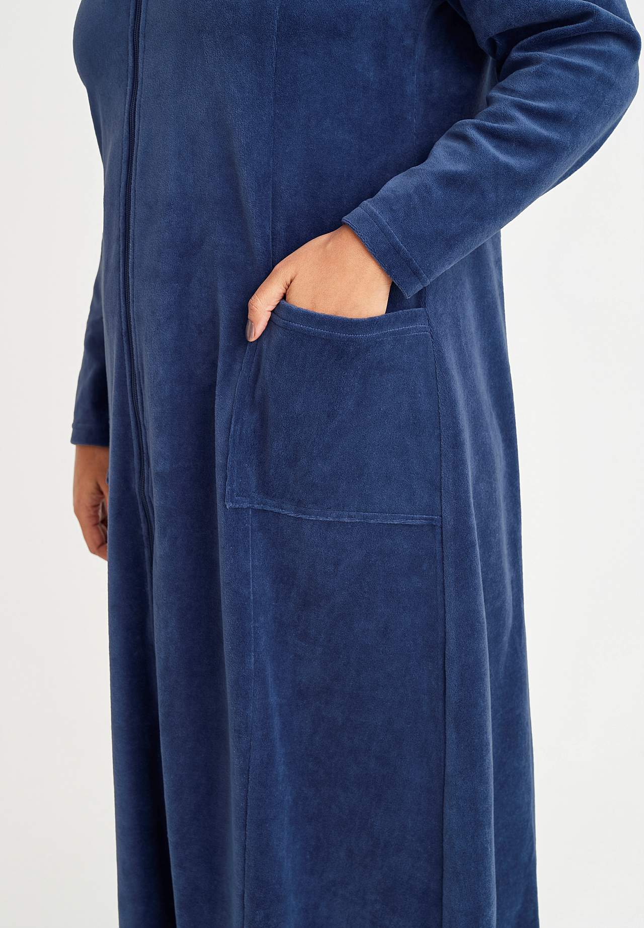Velour, long robe