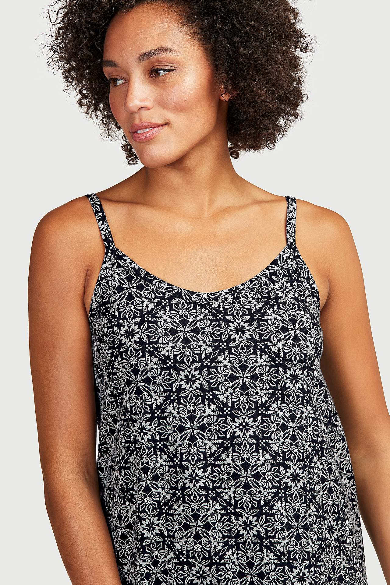 Patterned jersey dress Sigrid