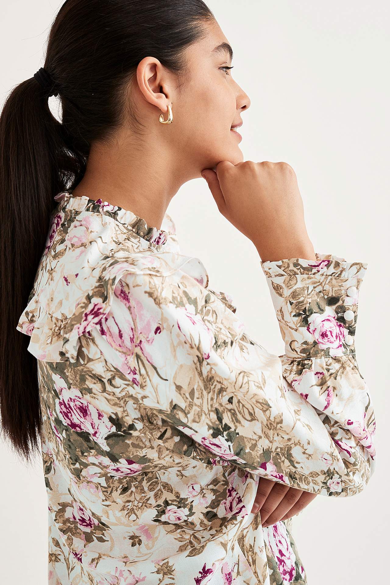 Patterned blouse Laura