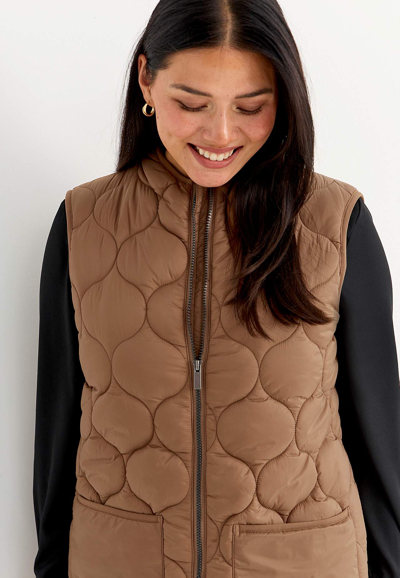 Quilted gilet