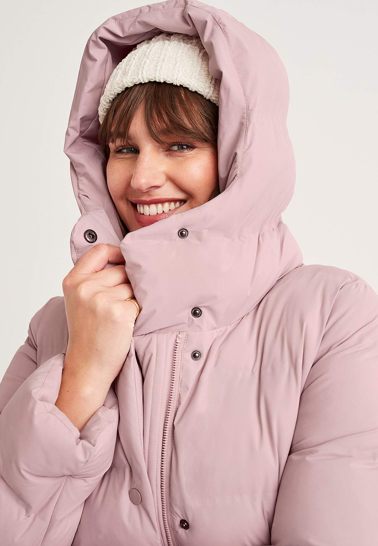 Jacket with down feel