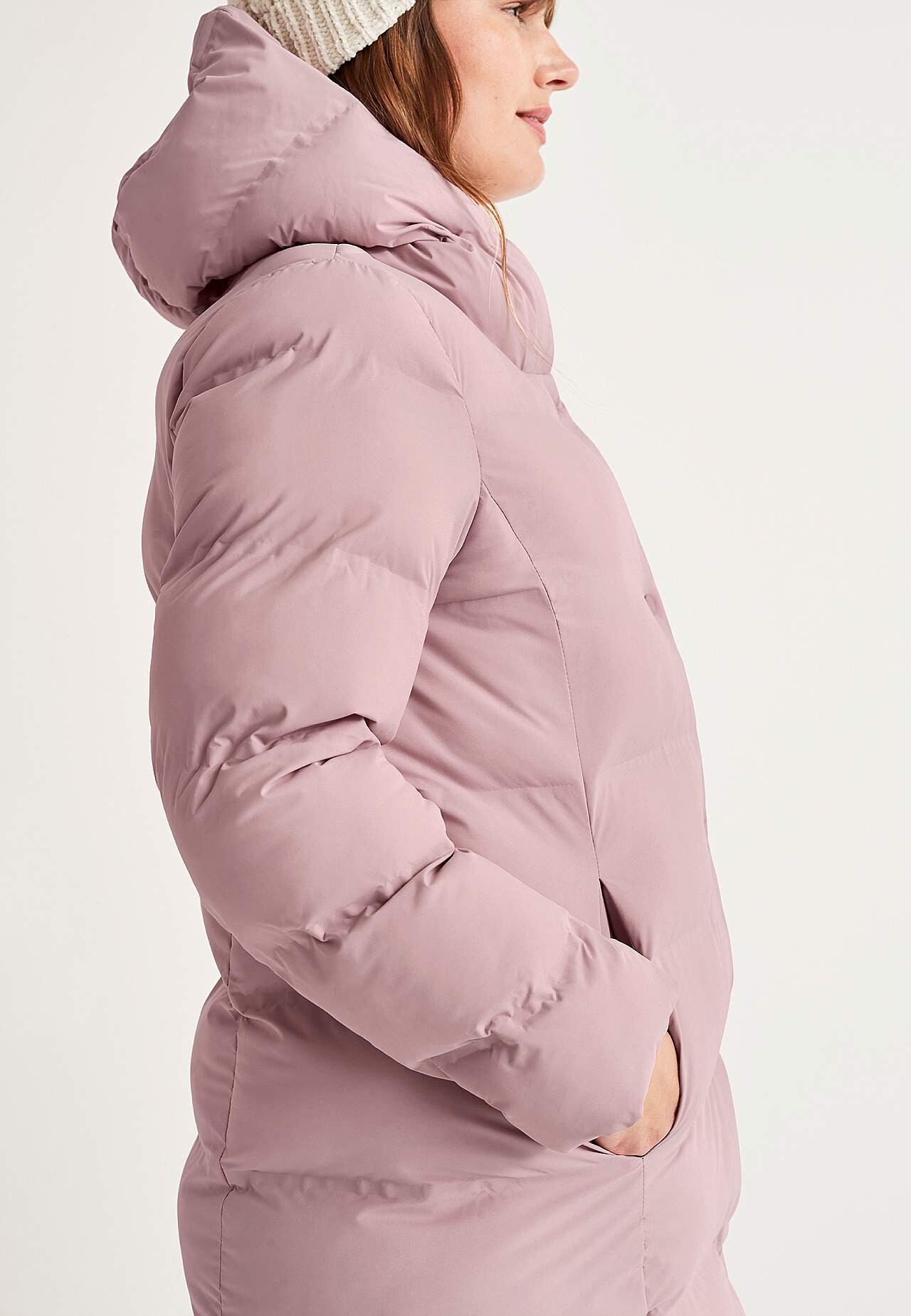 Jacket with down feel