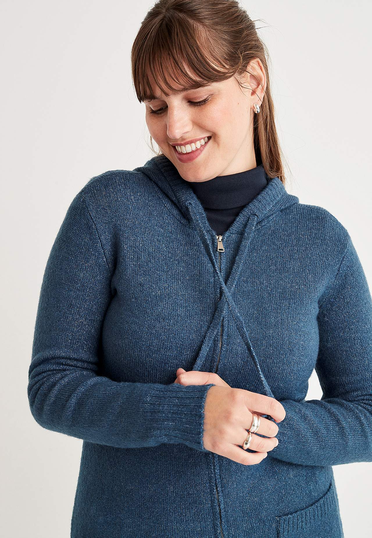 Soft cardigan with hood Evelyn