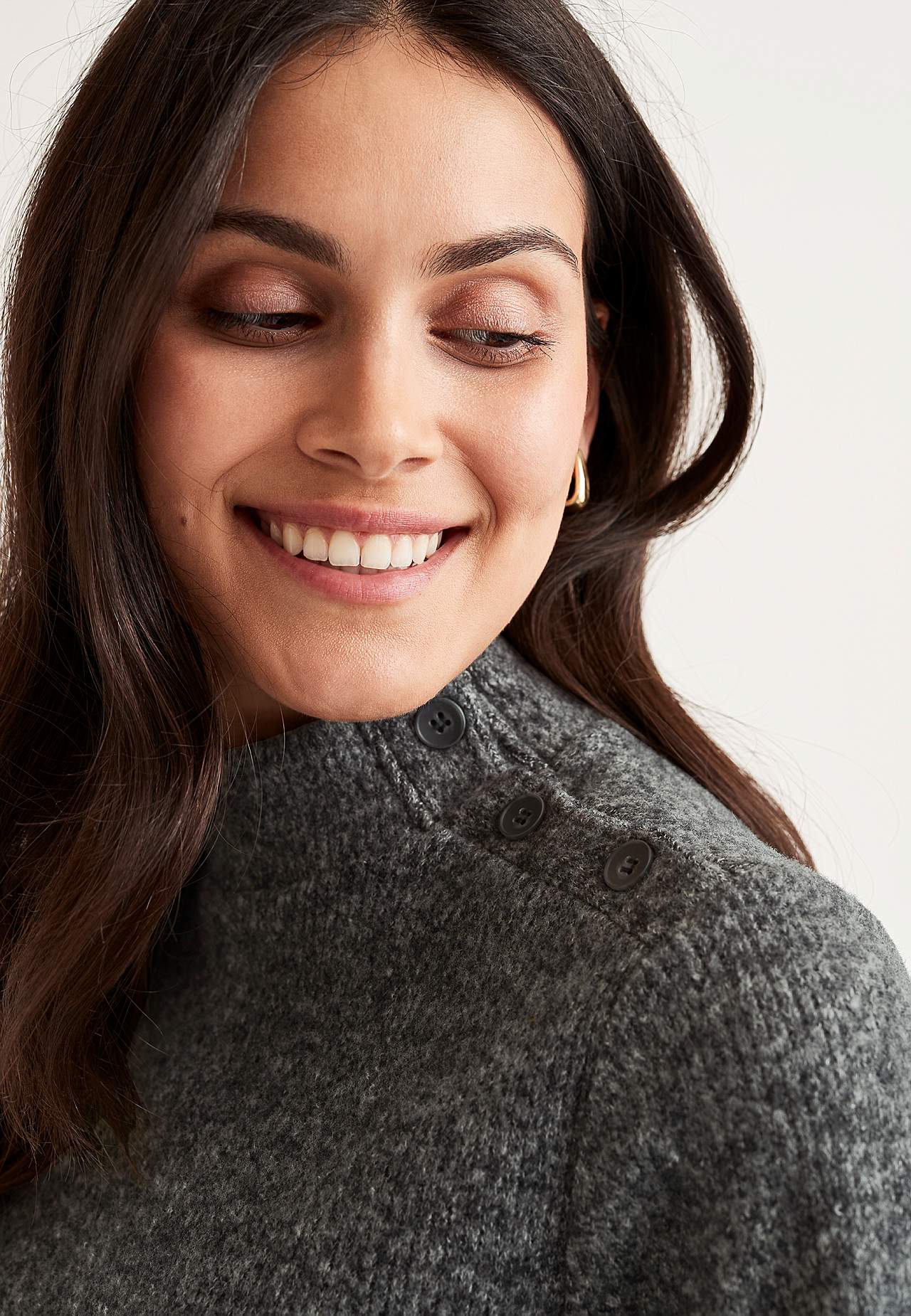 Soft tunic with turtleneck Beata