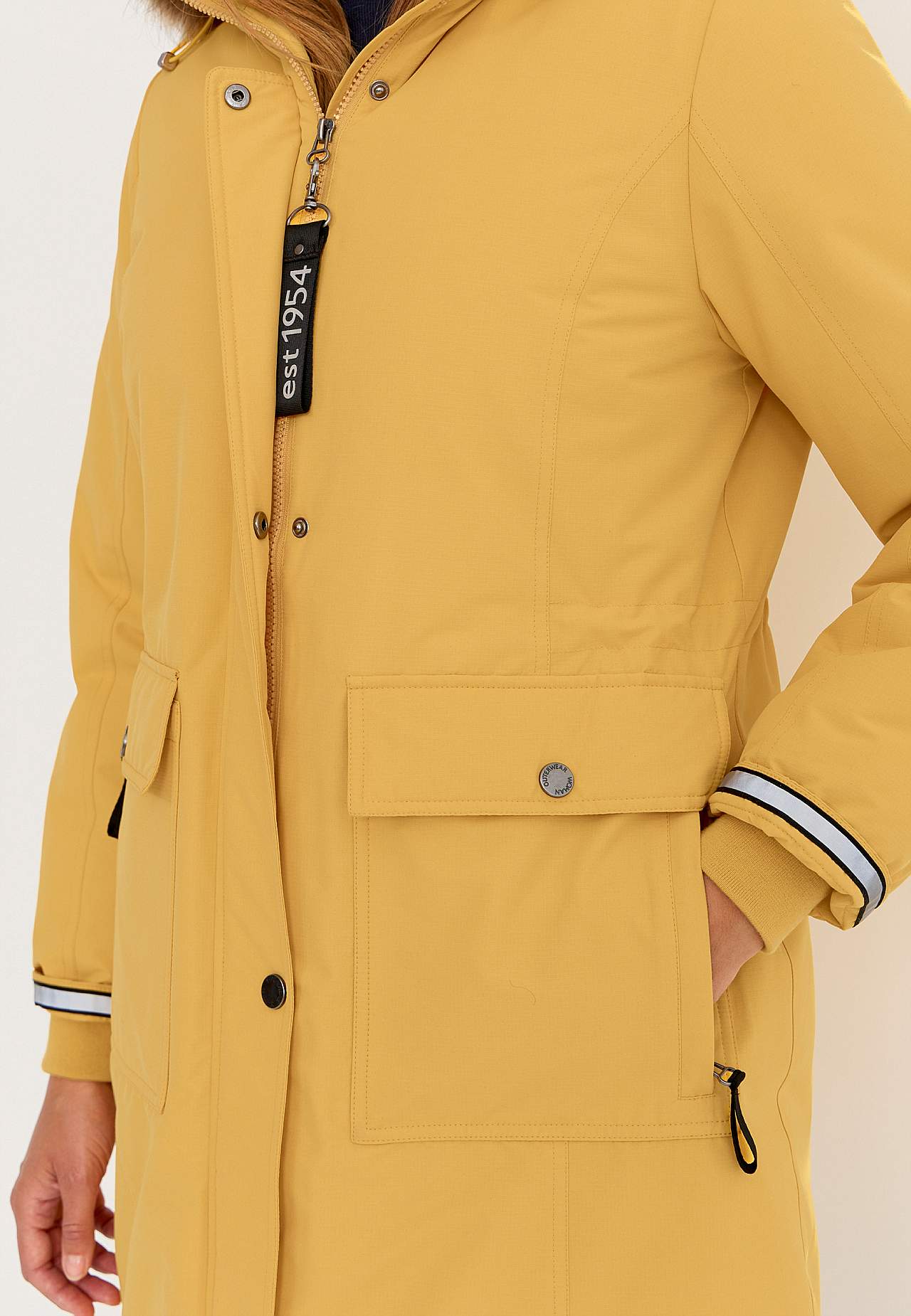 Warm-lined parka Ice