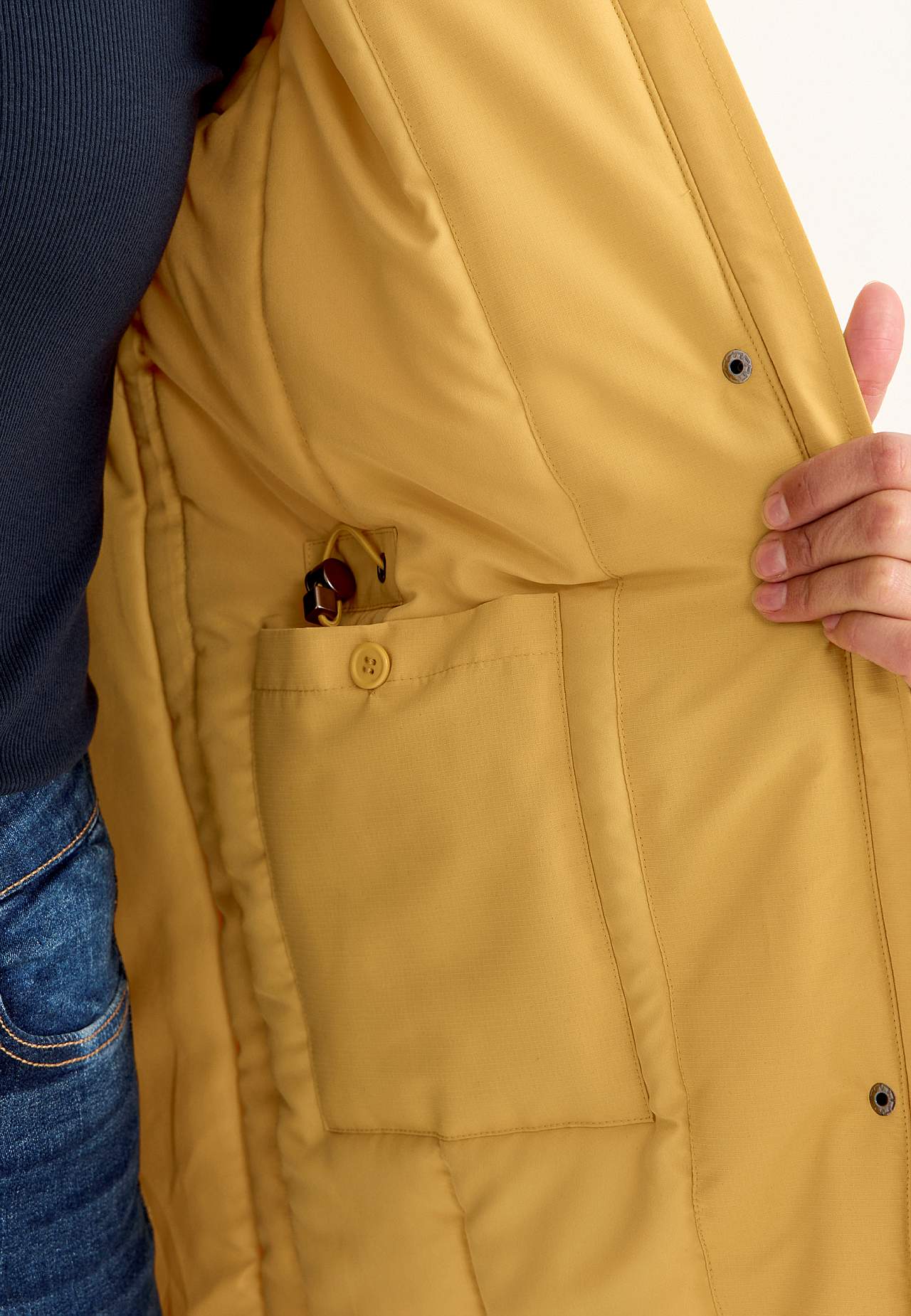 Warm-lined parka Ice