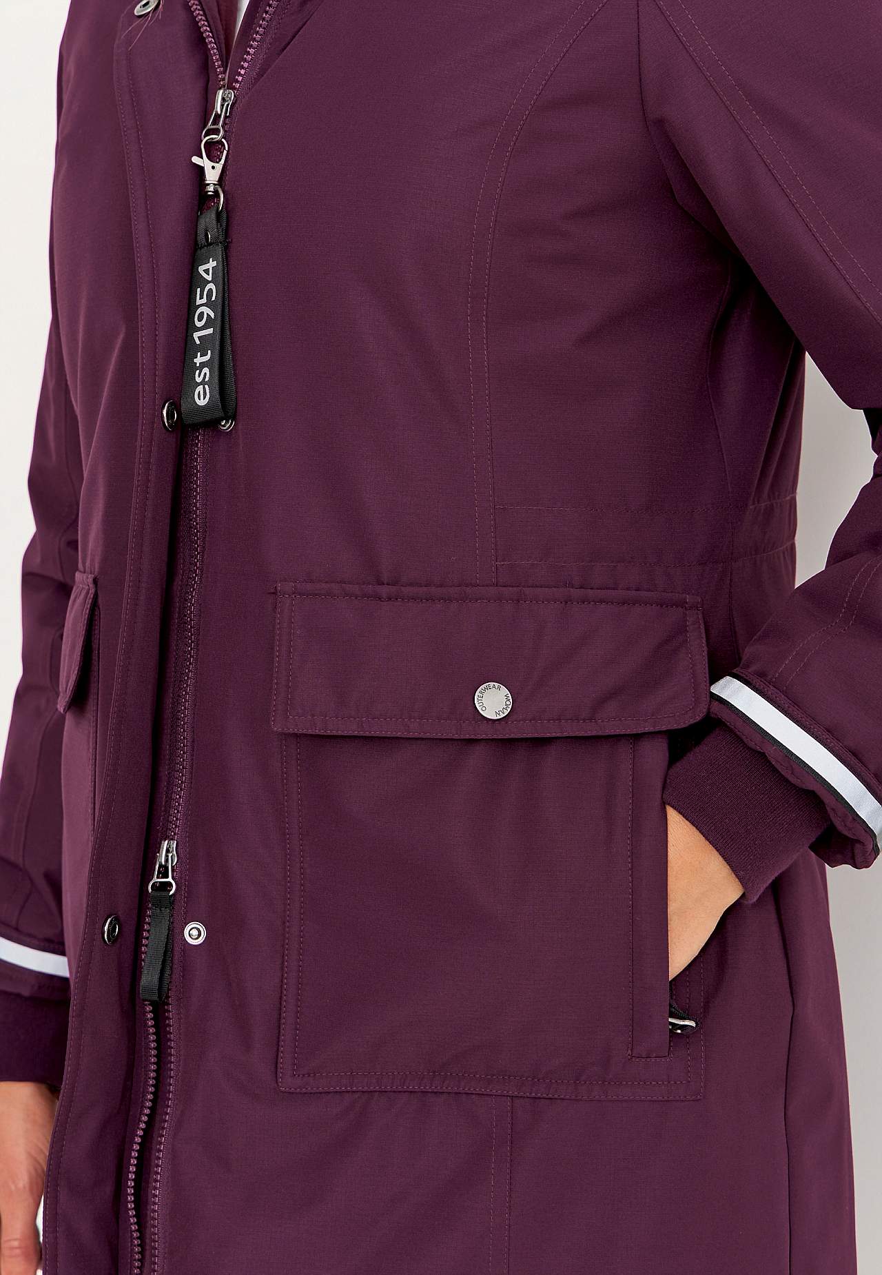 Warm-lined parka Ice