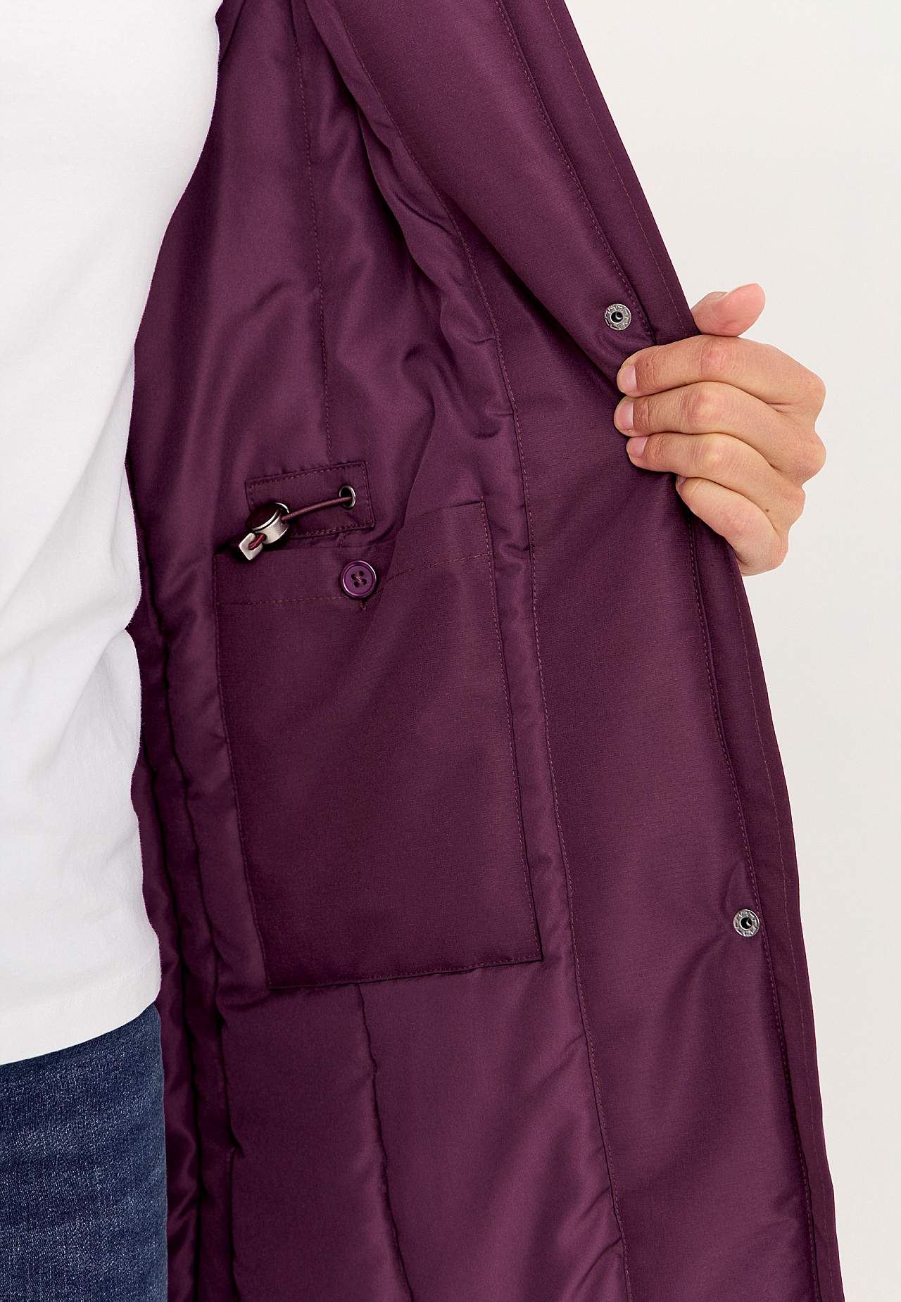 Warm-lined parka Ice