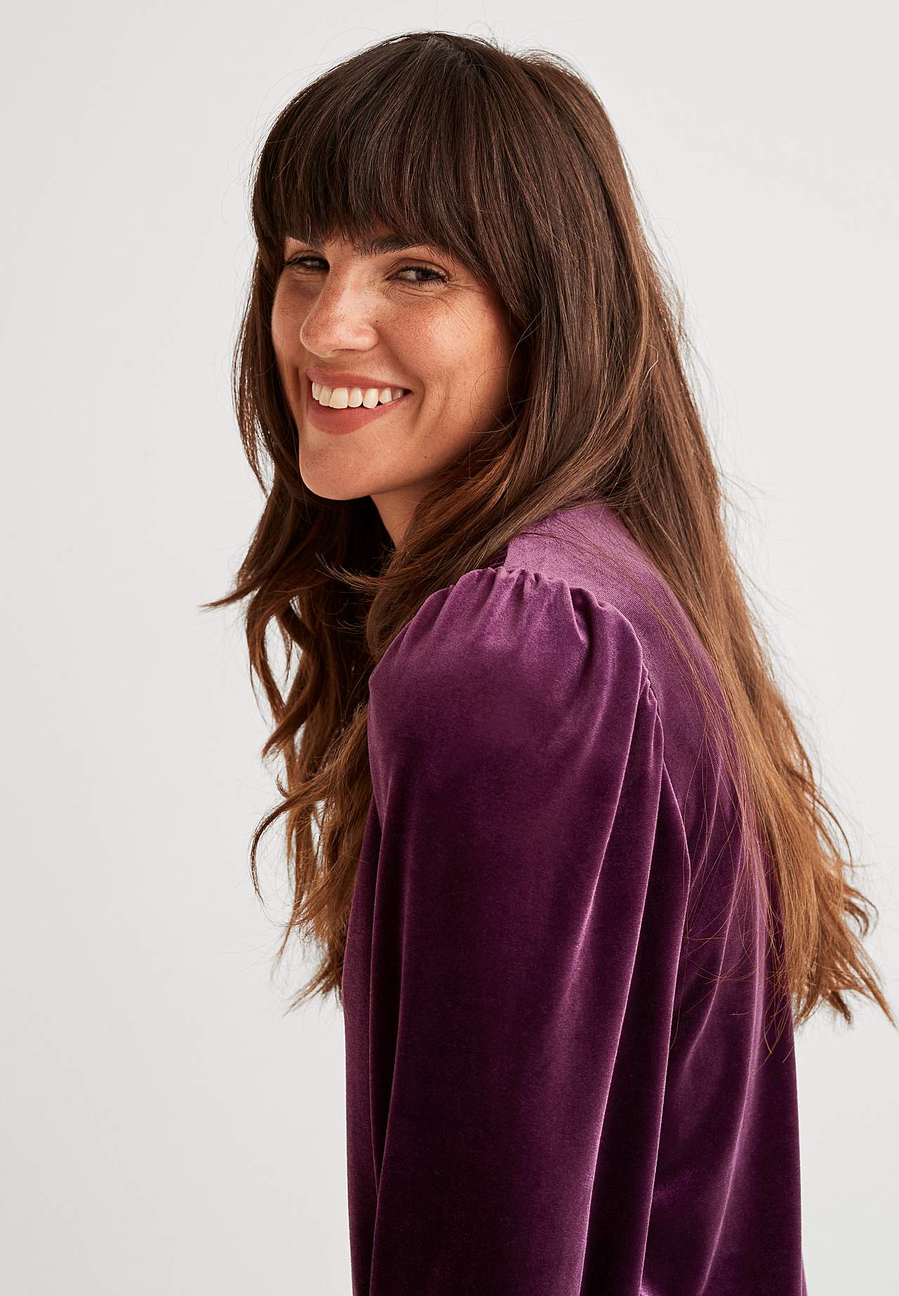 Party top in velvet Vilma