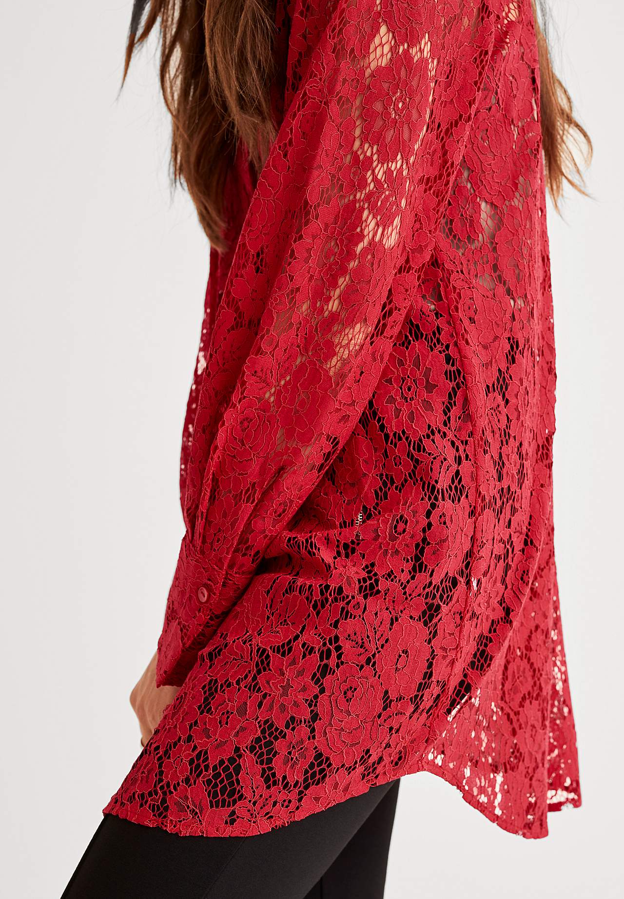 Long-sleeved lace tunic Ariel