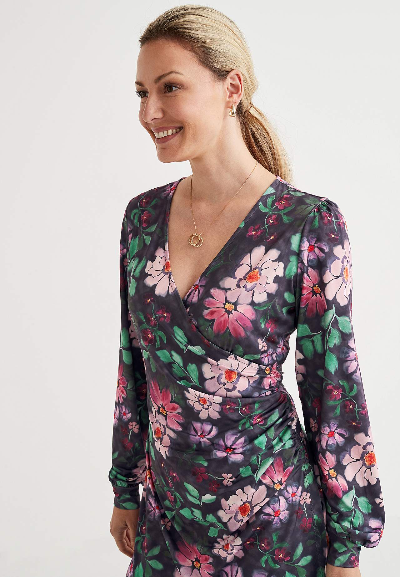 Patterned jersey tuniq