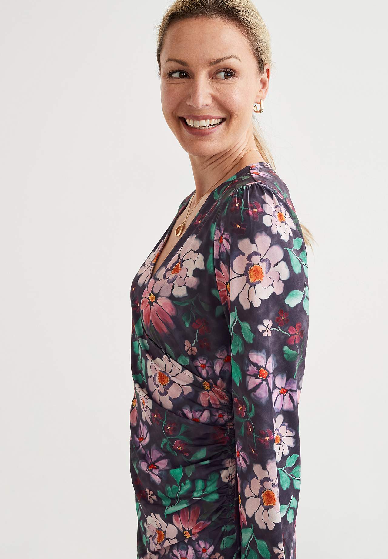 Patterned jersey tuniq