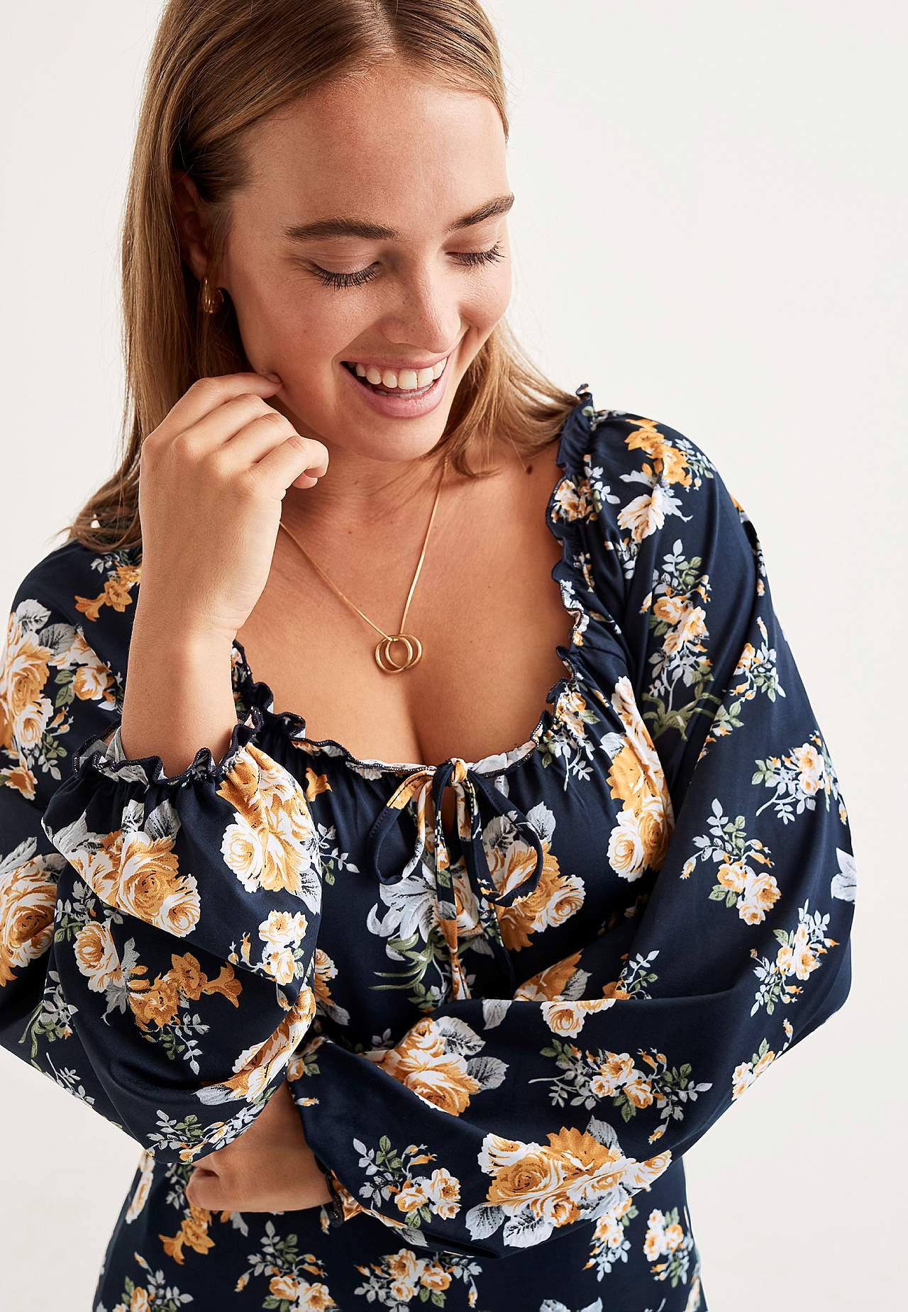 Patterned maxi dress Monica
