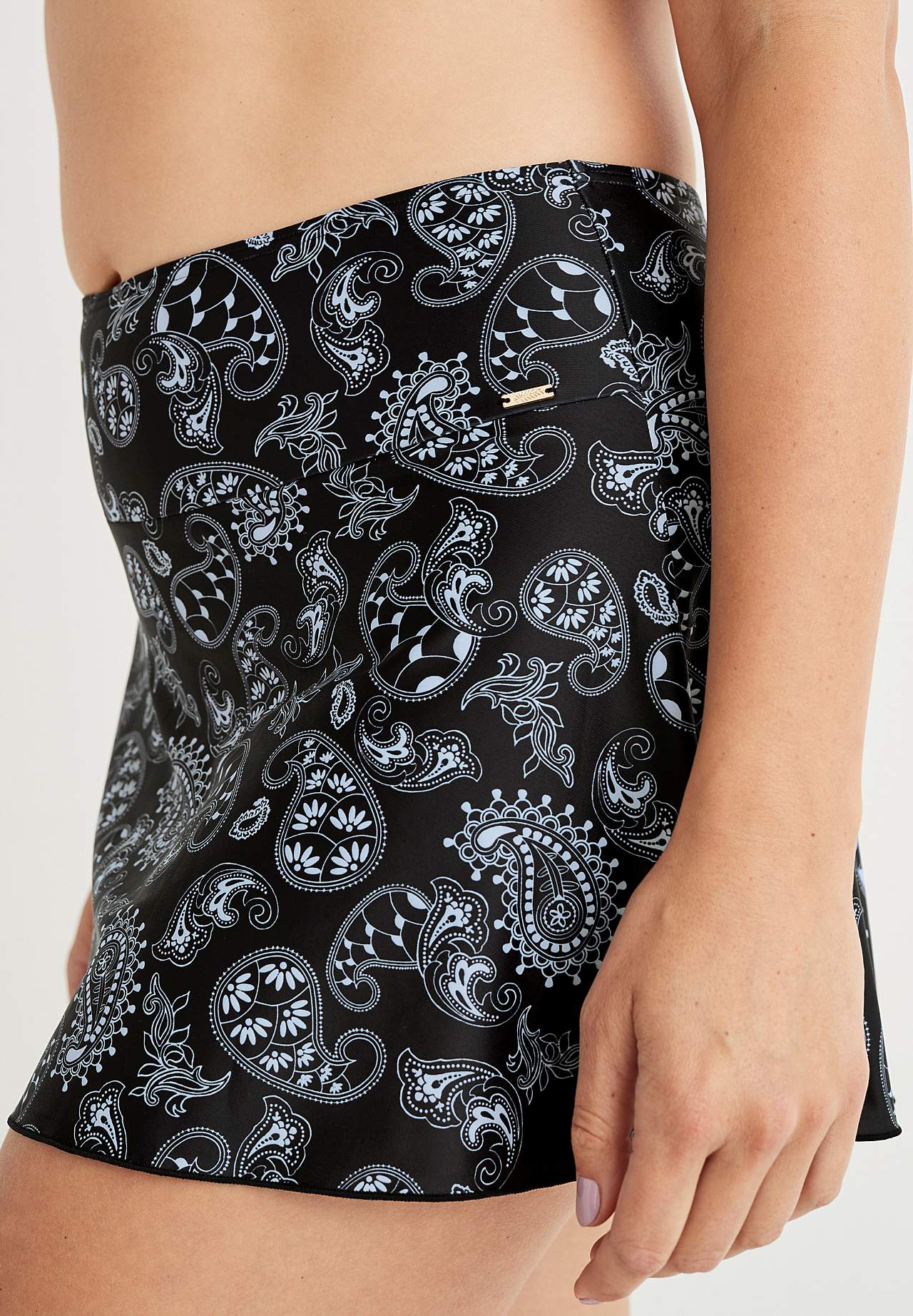 Bikini skirt with a paisley pattern Santiago