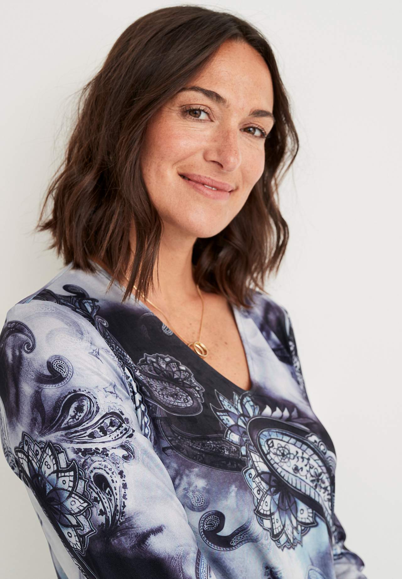 Patterned jersey tuniq Ronja